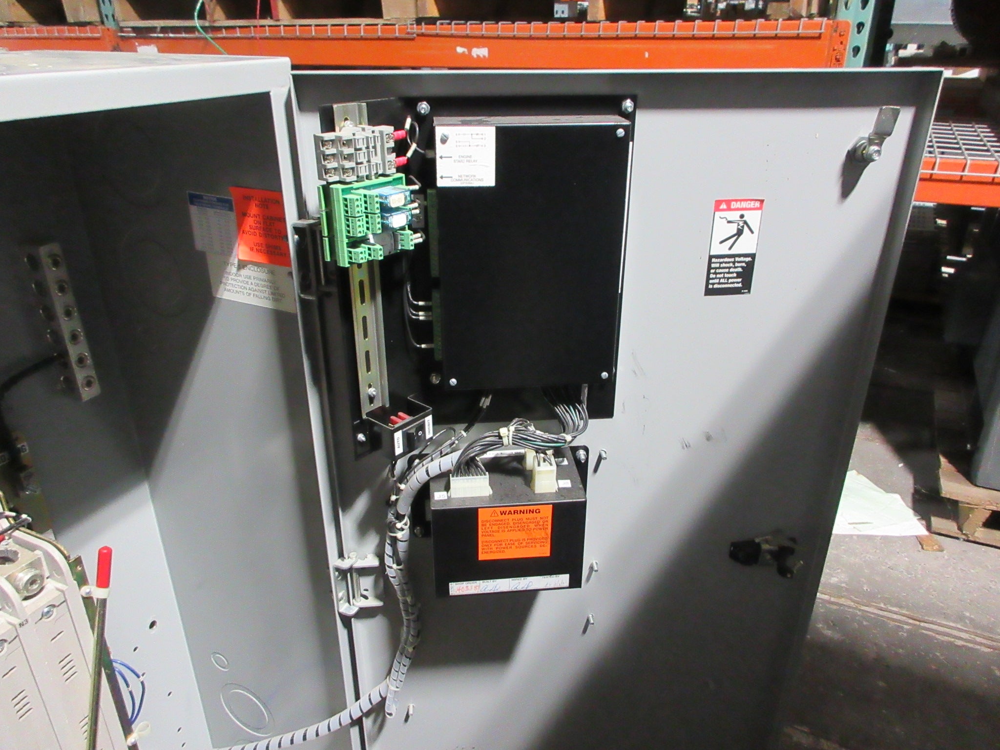 GE Zenith Automatic Transfer Switch ZTS2L40EC-5 400A 480V 60Hz 3Ph Used