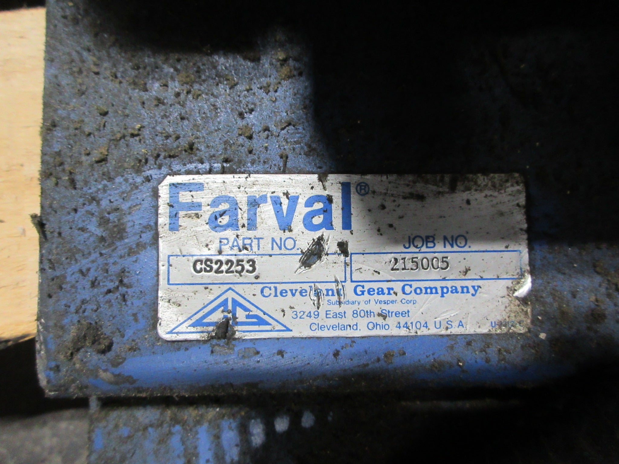 Cleveland Gear Co. Farval Centralized Lubrication System CS2253 1/3HP Used