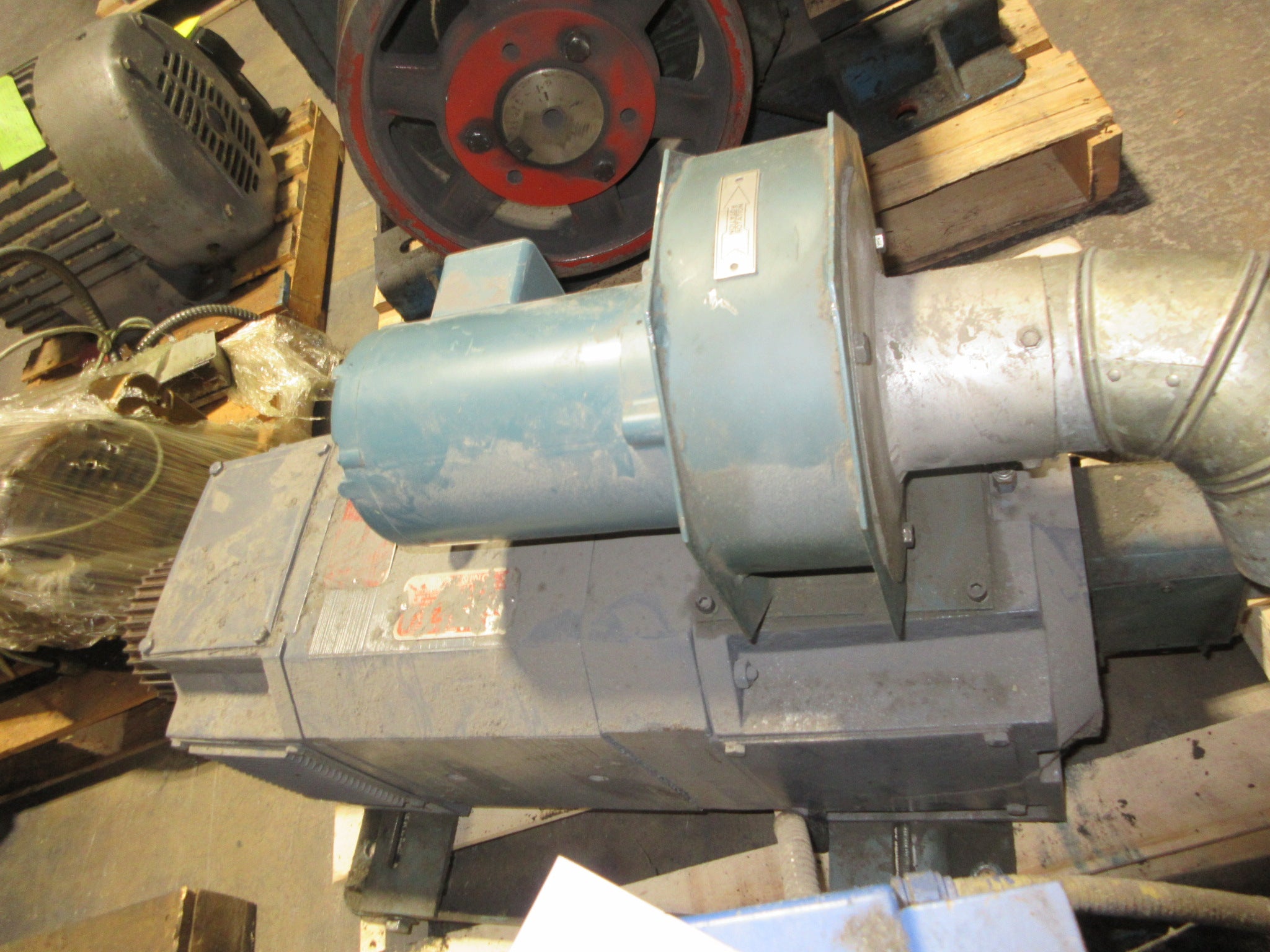Reliance DC Motor LC2512ATZ 60HP 300V 1750/2100RPM 102A Field: 2.00/2.06A Used