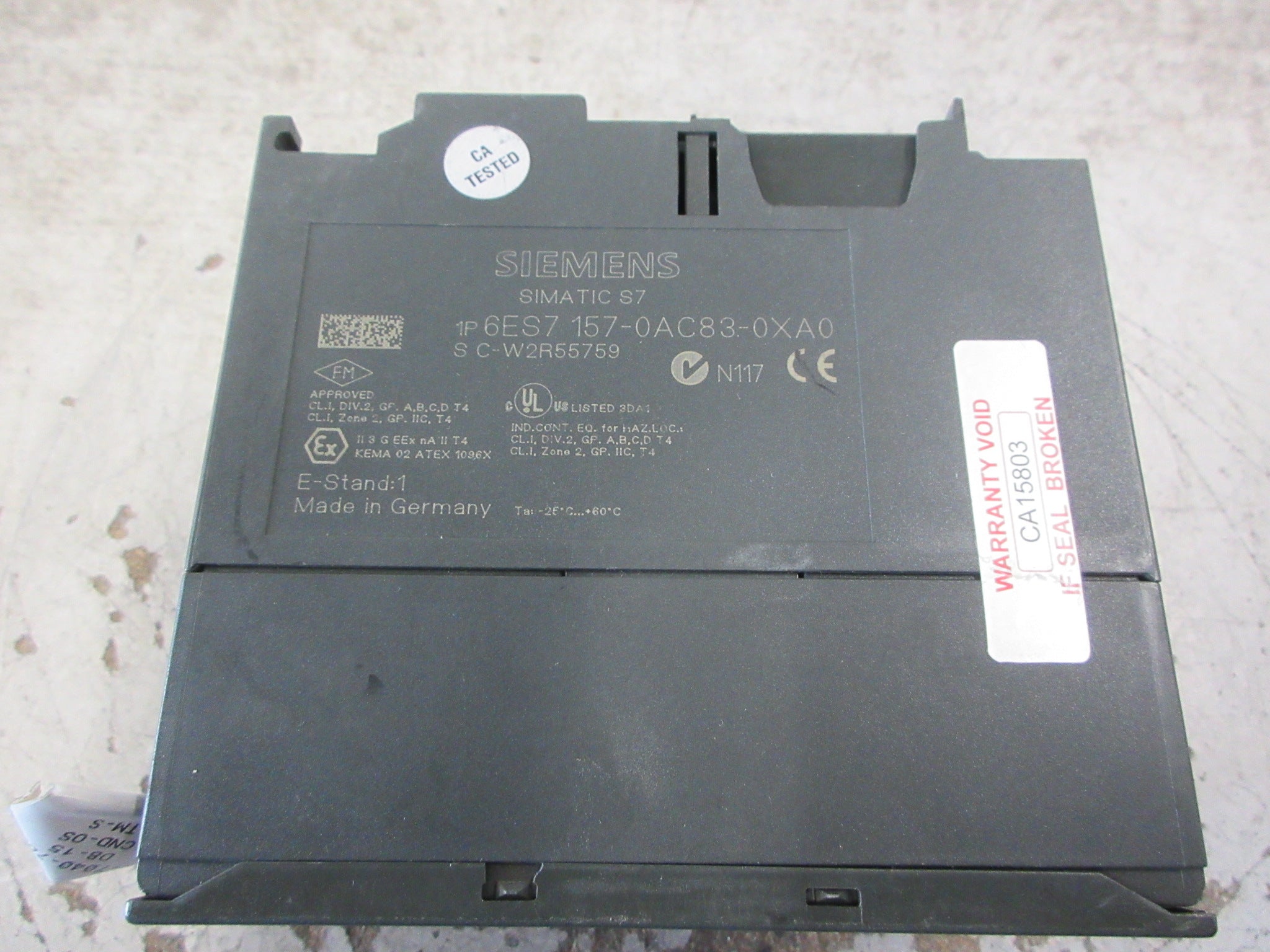 Siemens Simatic S7 DP/PA Coupler Module 6ES7 157-0AC83-0XA0 E-Stand: 1 Used