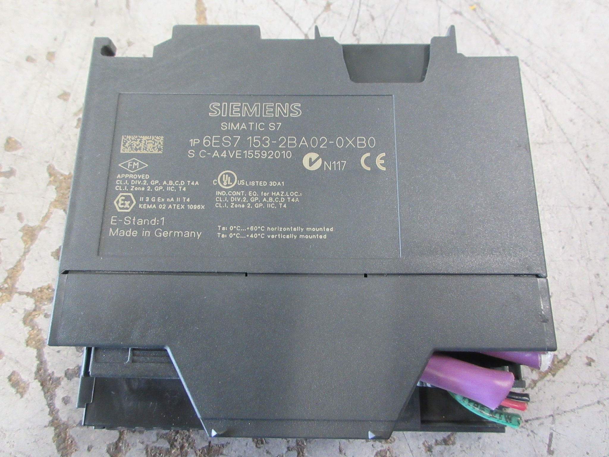Siemens Simatic S7 ET200M/Link Module 6ES7 153-2BA02-0XB0 E-Stand:1 Used