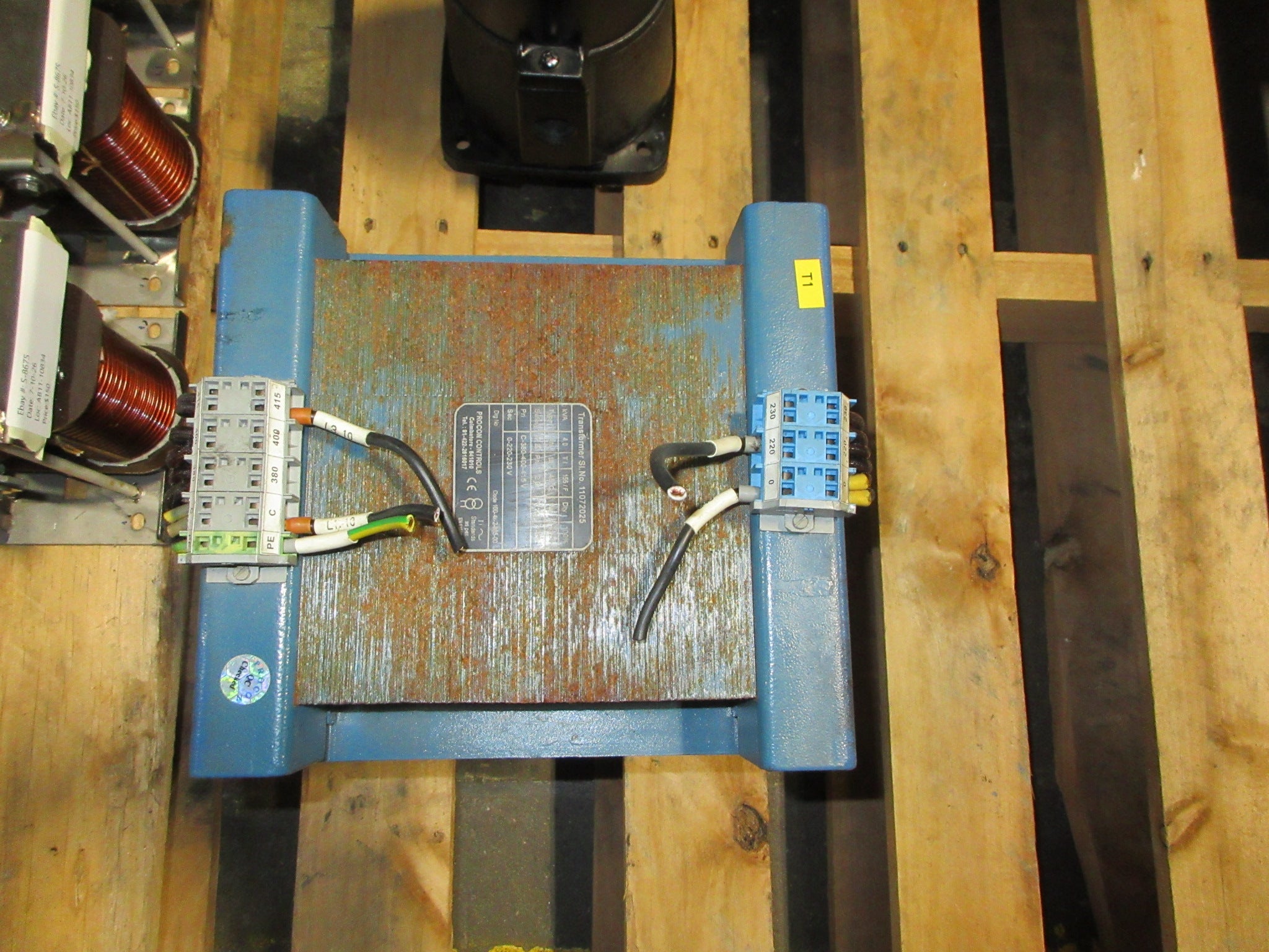 Procon Controls Transformer 100-4K-885-00 4KVA Pri: 380/400/415V Used