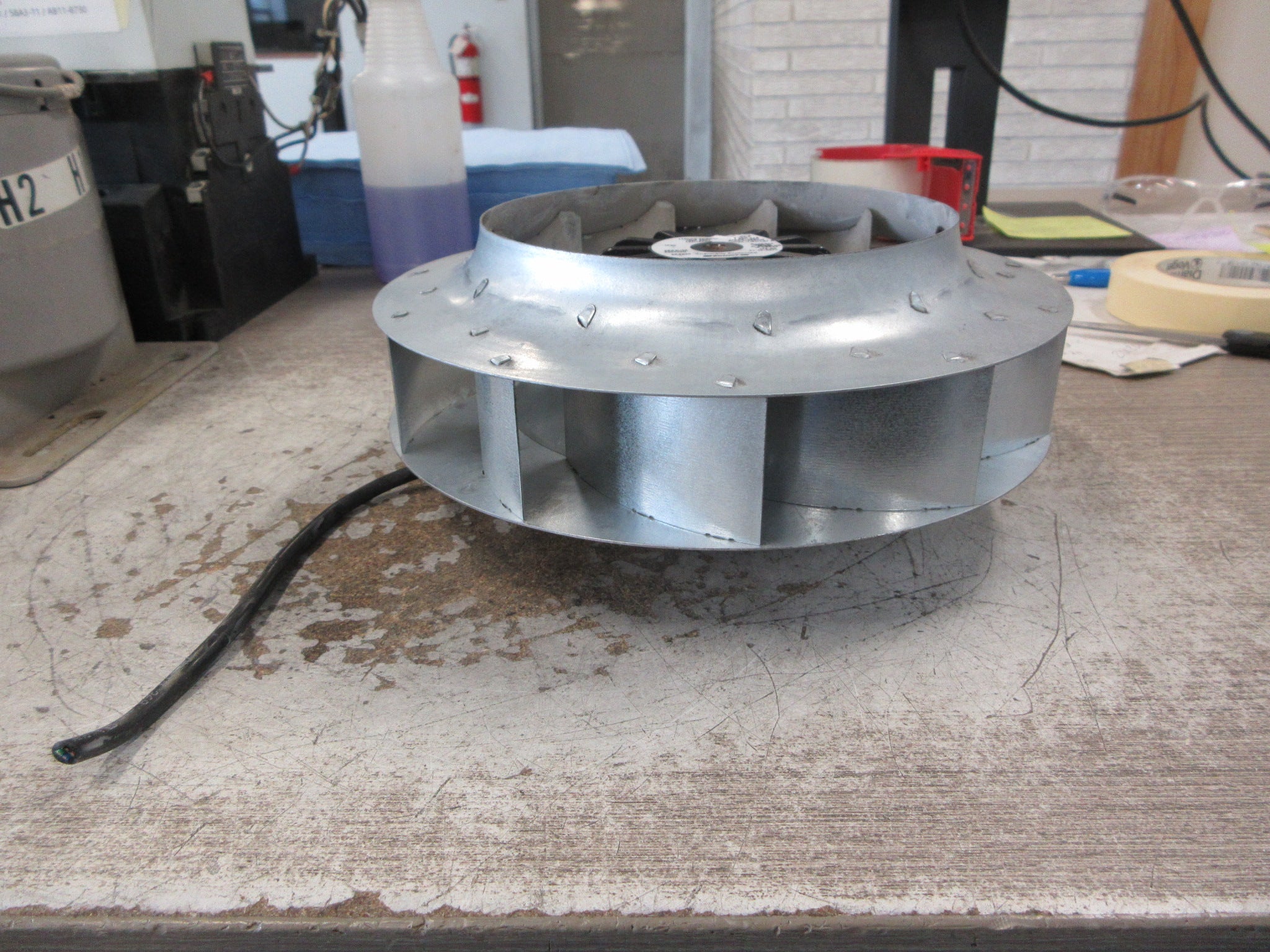 Ecofit Centrifugal Blower Fan 2RREu35 225x40R 2735/3165RPM 115V 50/60Hz Used