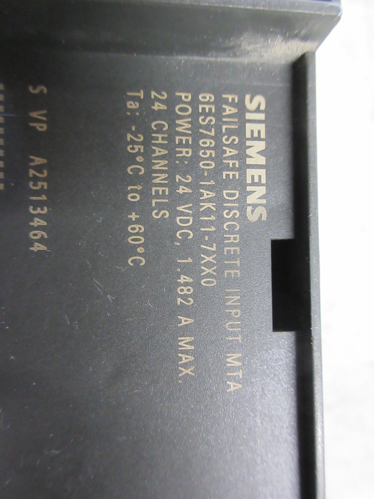 Siemens Failsafe Discrete Input MTA 6ES7650-1AK11-7XX0 24-Ch Used