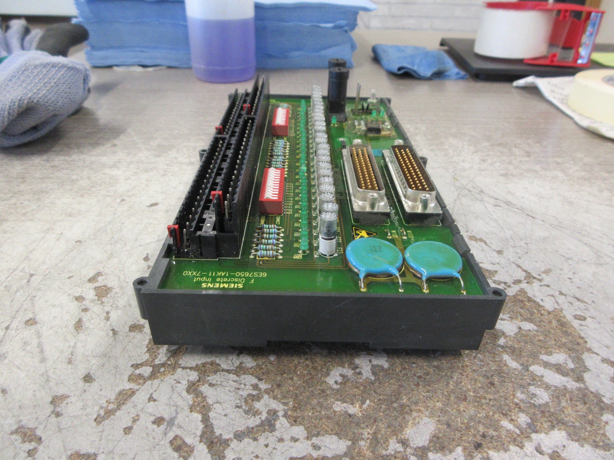 Siemens Failsafe Discrete Input MTA 6ES7650-1AK11-7XX0 24-Ch Used