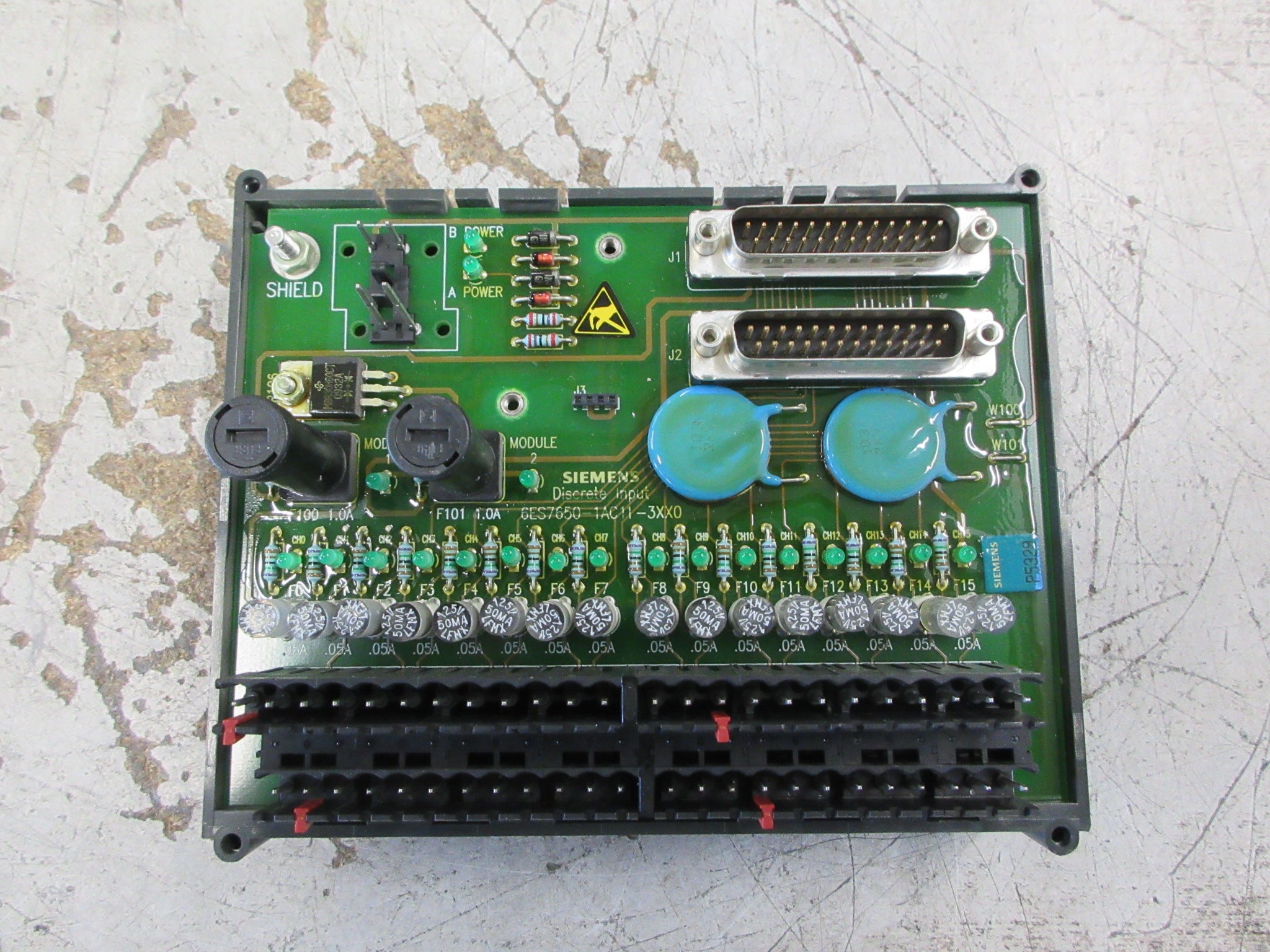 Siemens Discrete Input MTA 6ES7650-1AC11-3XX0 16-Ch Used
