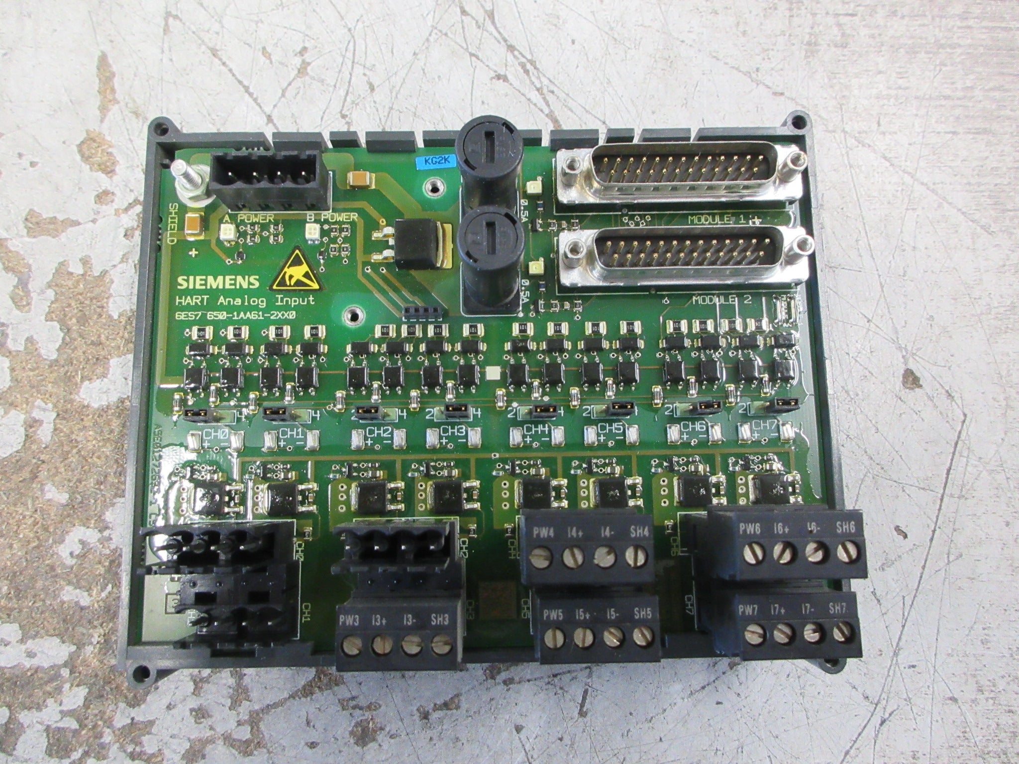 Siemens HART Analog Input MTA 6ES7650-1AA61-2XX0 8-Ch Used