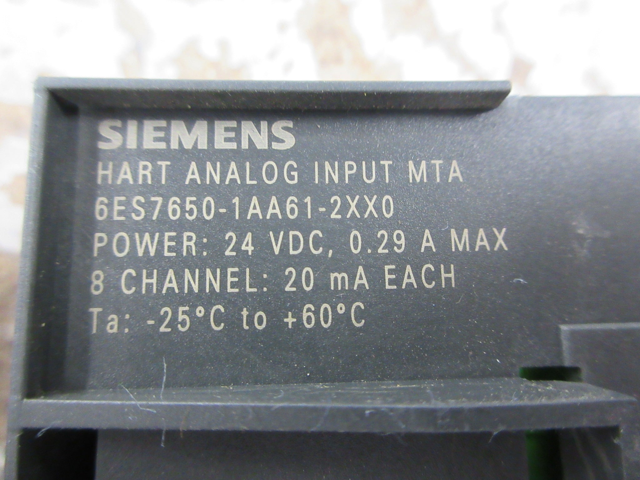 Siemens HART Analog Input MTA 6ES7650-1AA61-2XX0 8-Ch Used