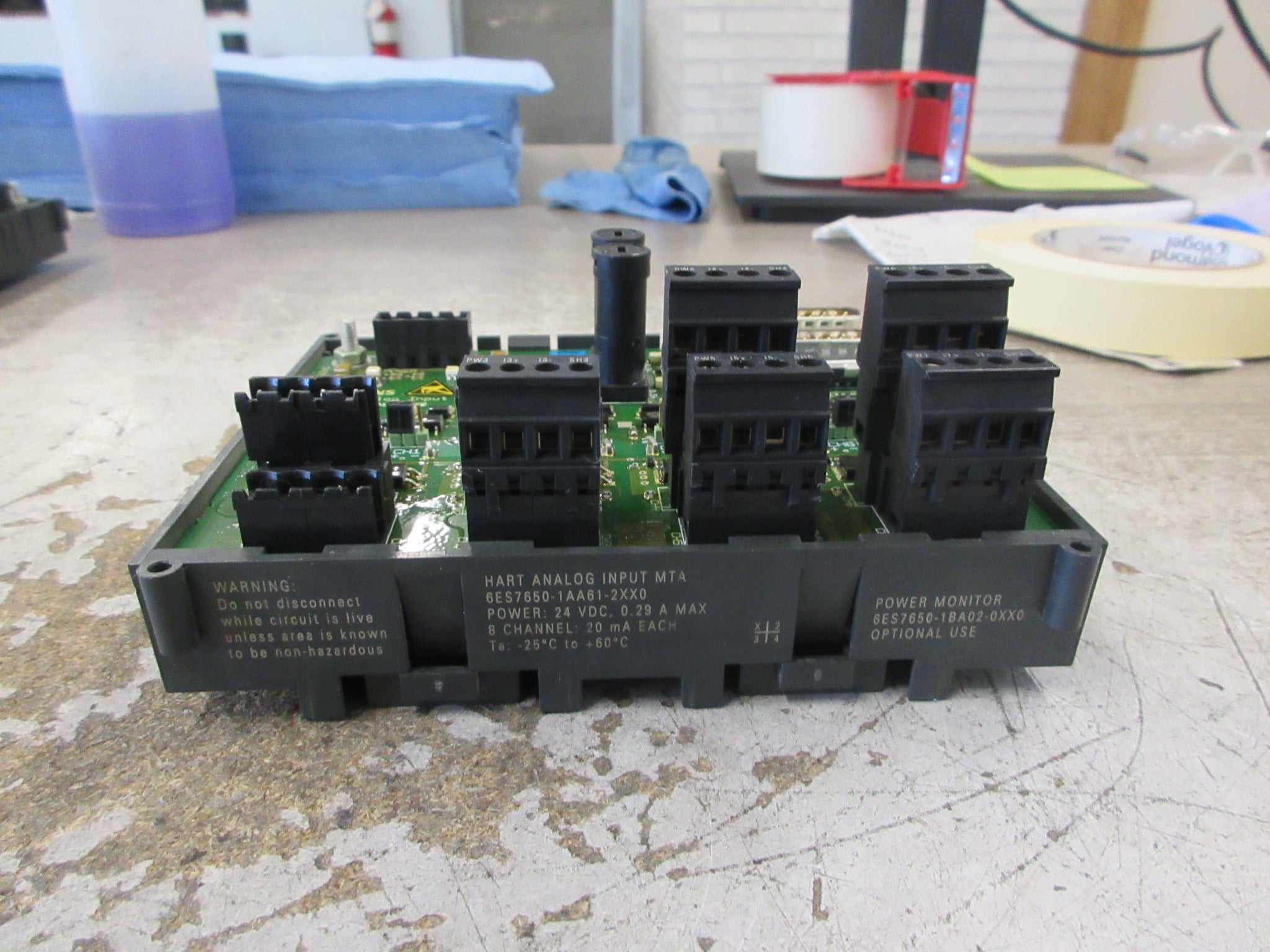 Siemens HART Analog Input MTA 6ES7650-1AA61-2XX0 8-Ch Used