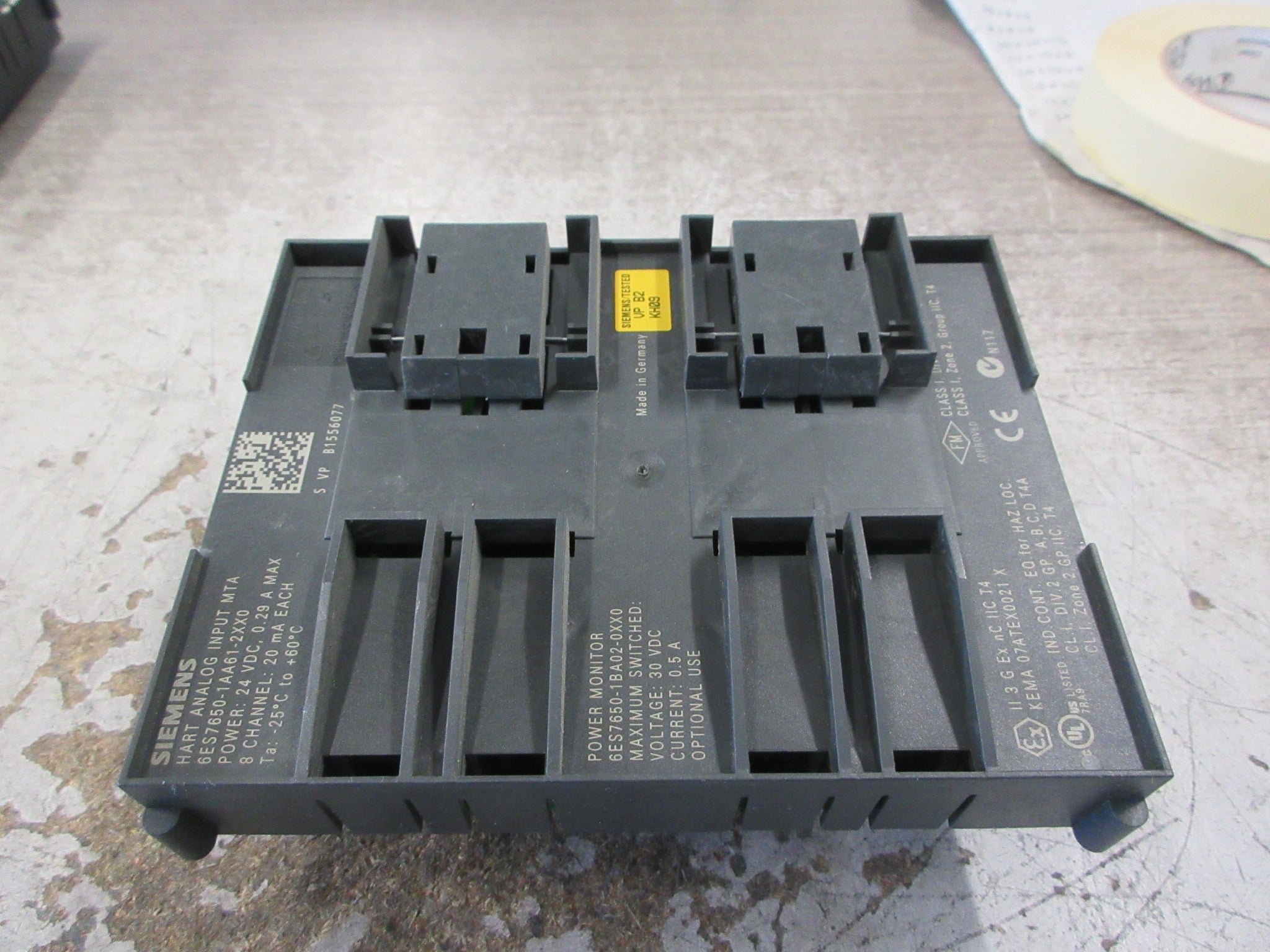 Siemens HART Analog Input MTA 6ES7650-1AA61-2XX0 8-Ch Used