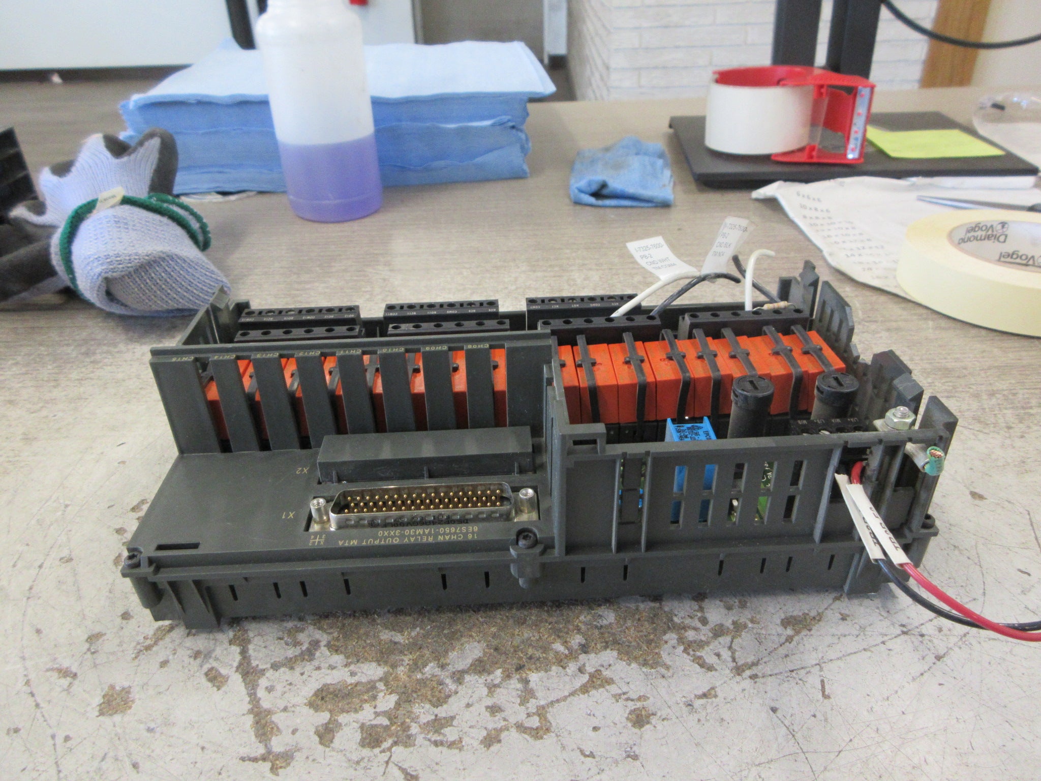 Siemens Relay Output Module MTA 6ES7650-1AM30-3XX0 16-Ch Used