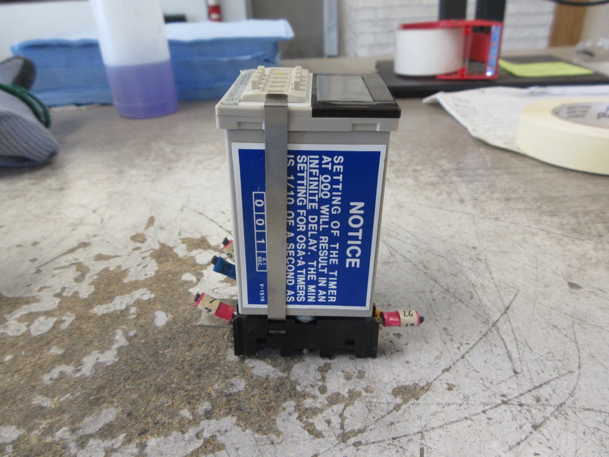 Zenith Timer OSA-A 100/110/120V 50/60Hz W/Base Used