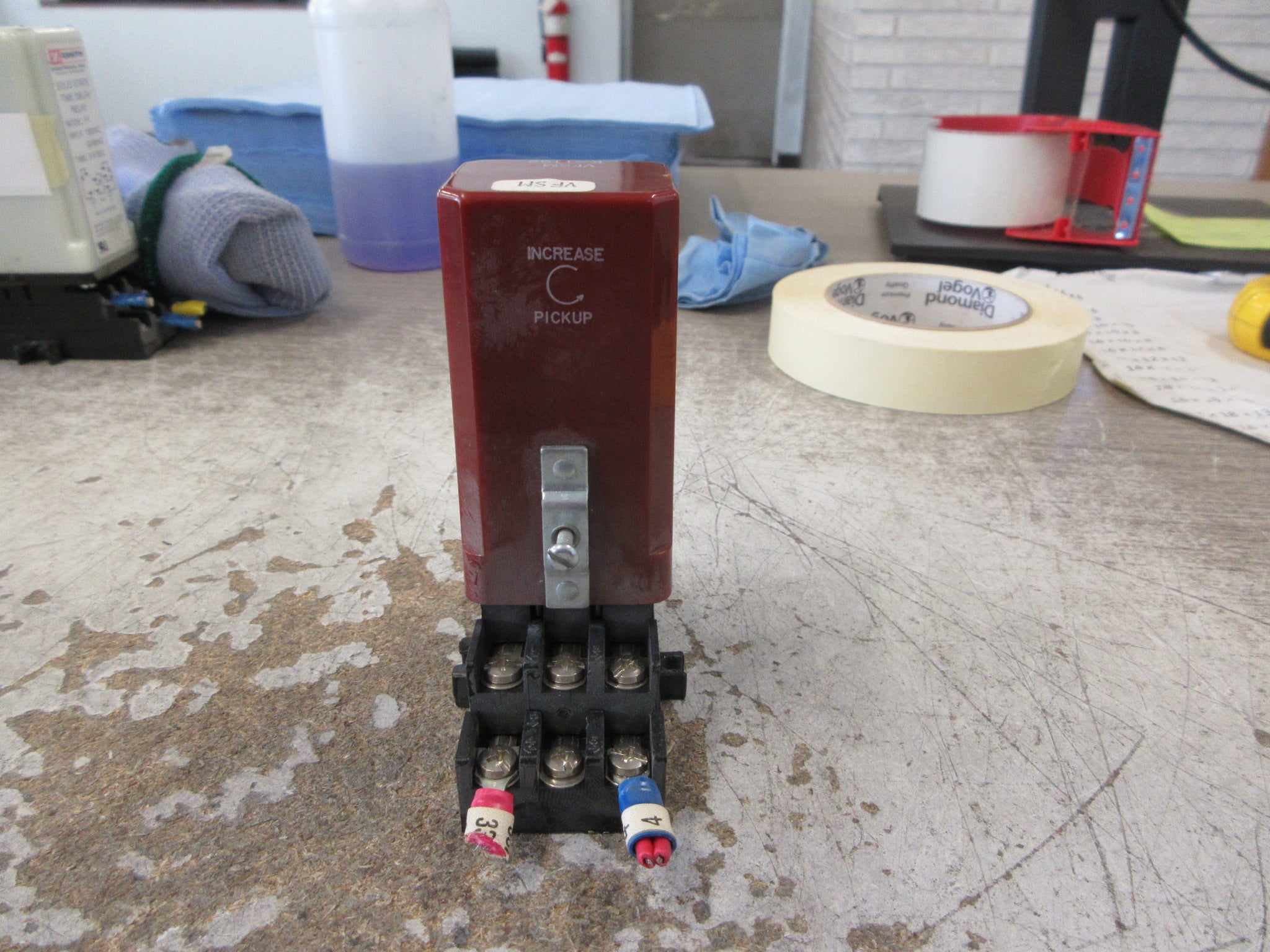 Zenith VFSM-1 Voltage Frequency Sensor K-1192 W/Base Used