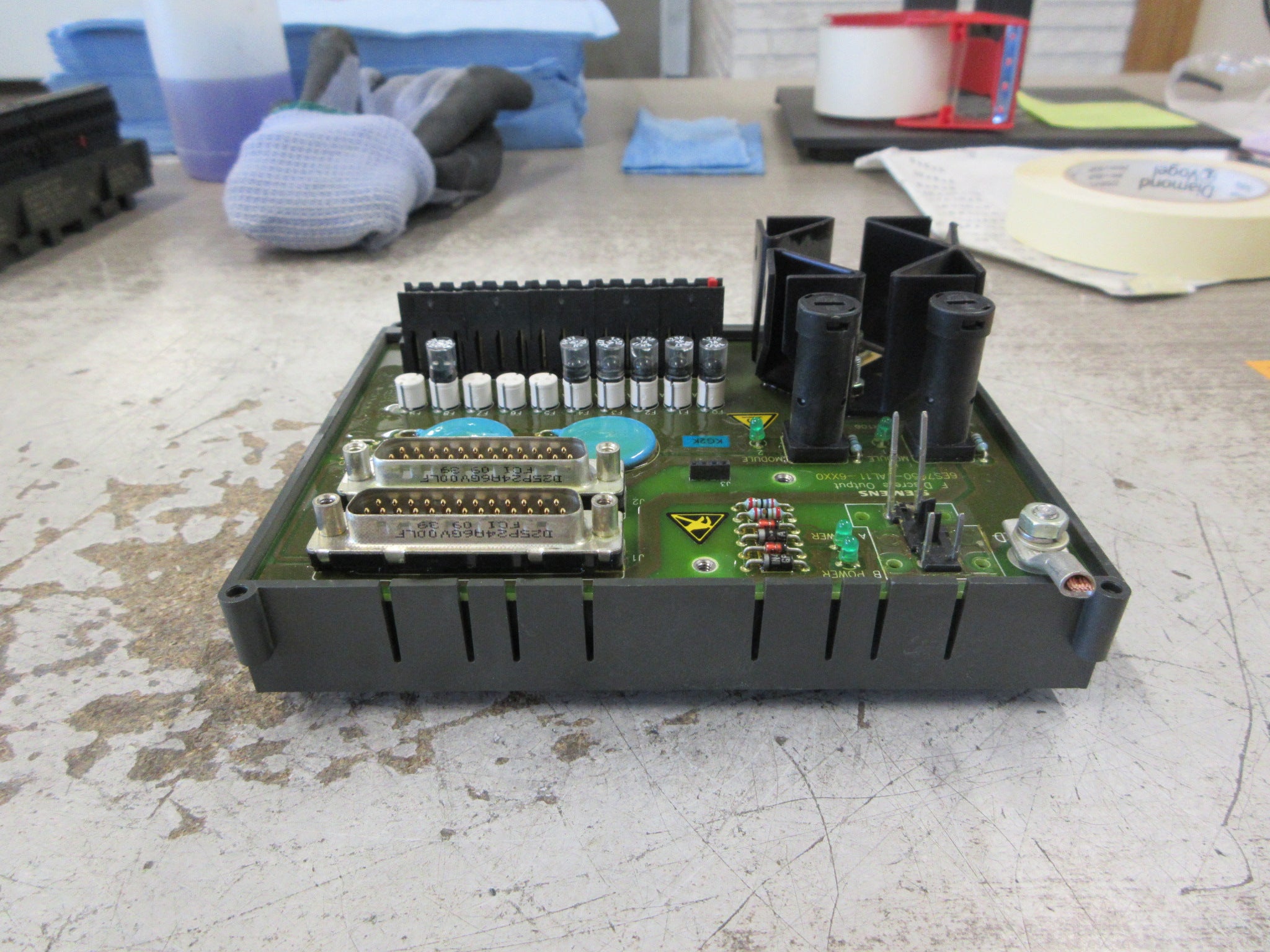 Siemens Failsafe Discrete Output MTA 6ES7650-1AL11-6XX0 10-Ch Used