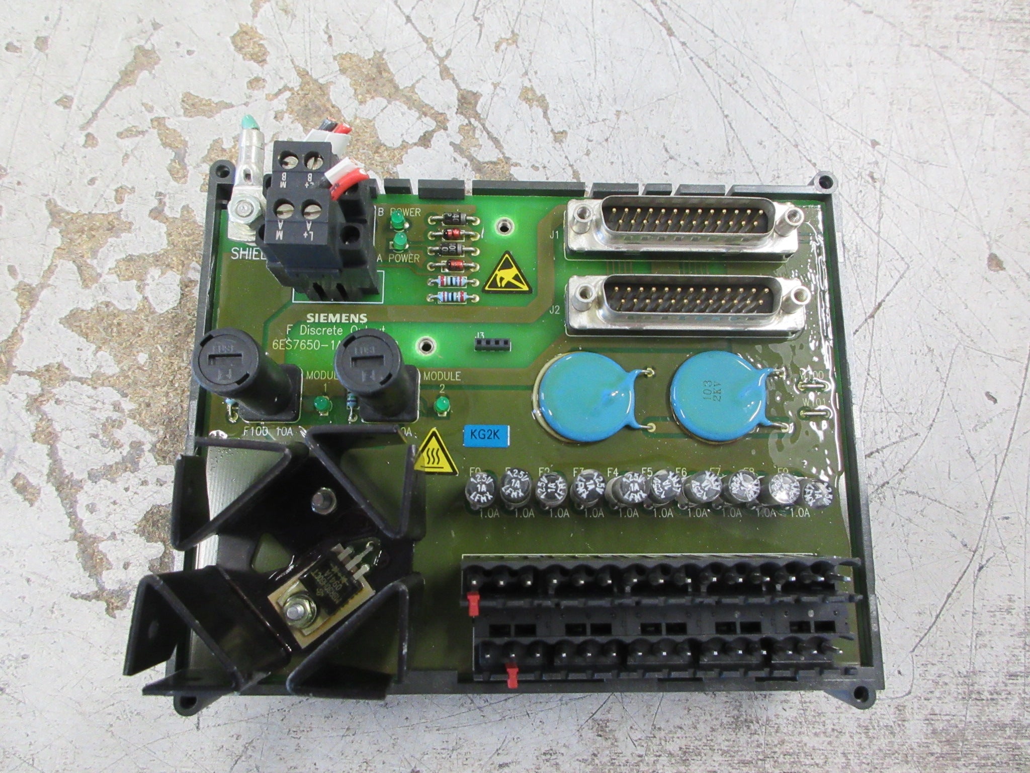 Siemens Failsafe Discrete Output MTA 6ES7650-1AL11-6XX0 10-Ch Used