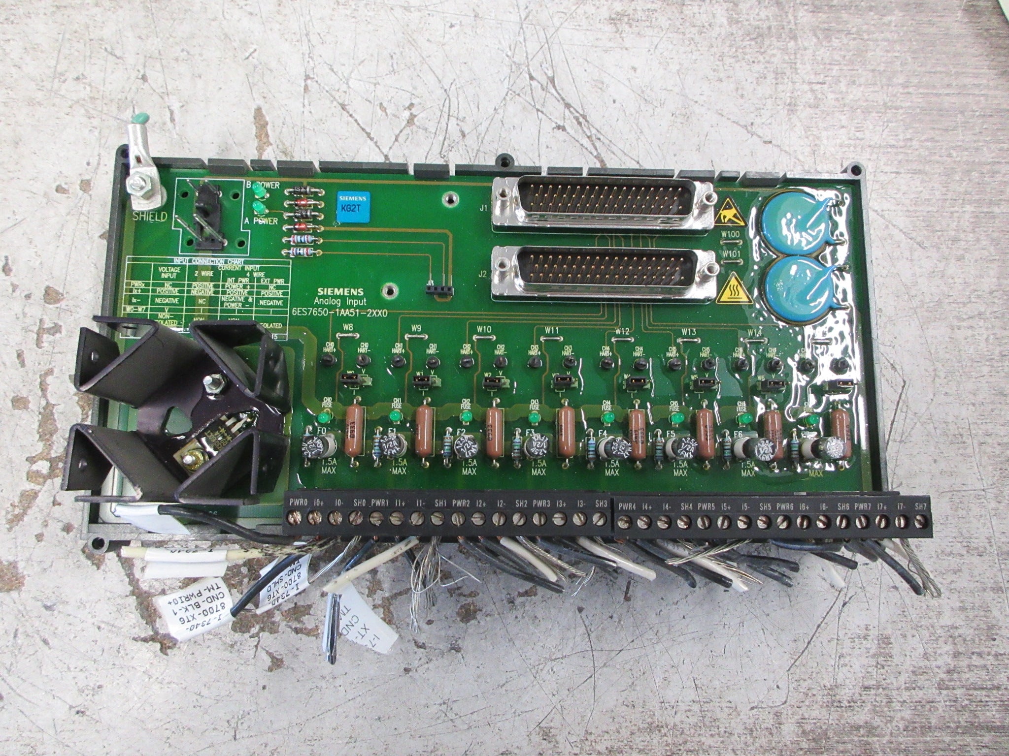 Siemens Analog Input MTA 6ES7650-1AA51-2XX0 8-Ch Used