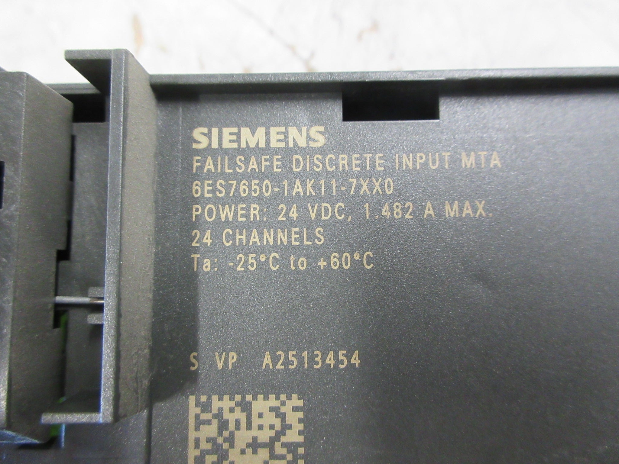 Siemens Failsafe Discrete Input MTA 6ES7650-1AK11-7XX0 24-Ch Used