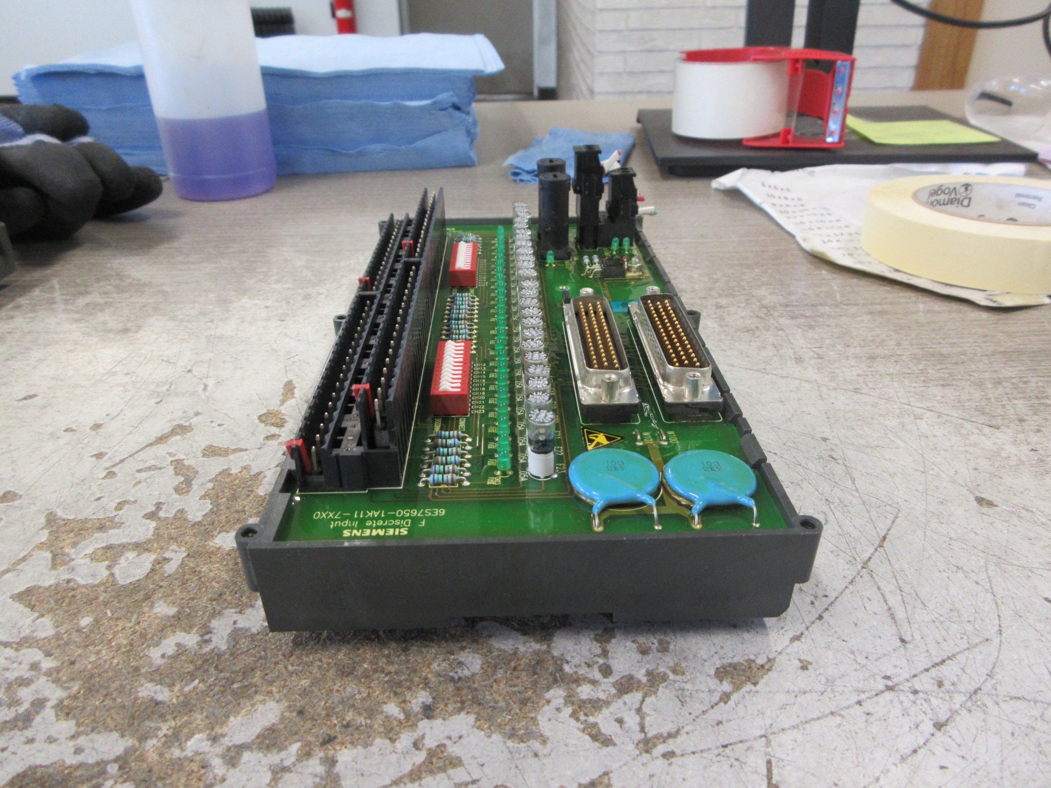 Siemens Failsafe Discrete Input MTA 6ES7650-1AK11-7XX0 24-Ch Used