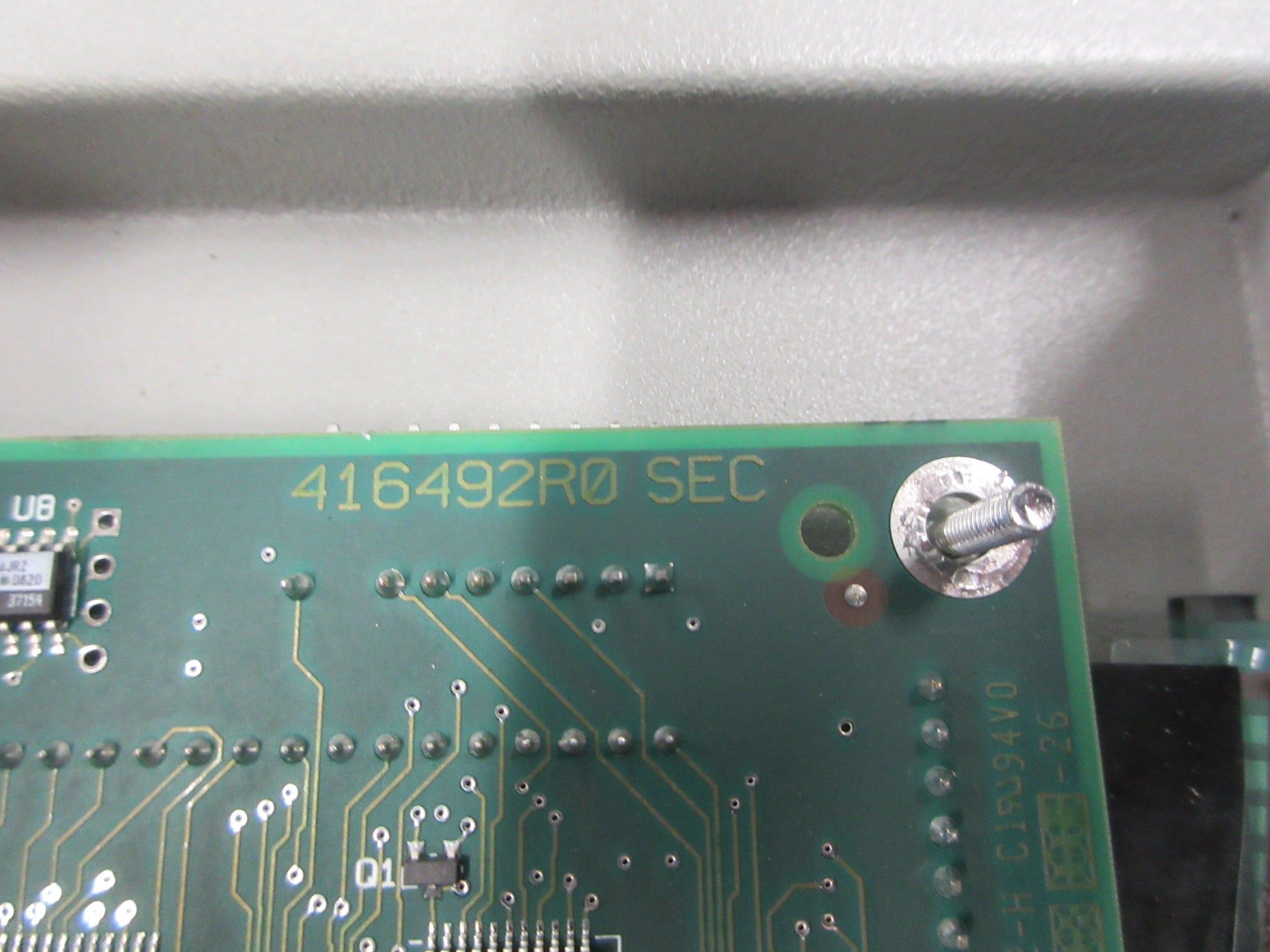Liebert Control Panel 416492R0 SEC Used