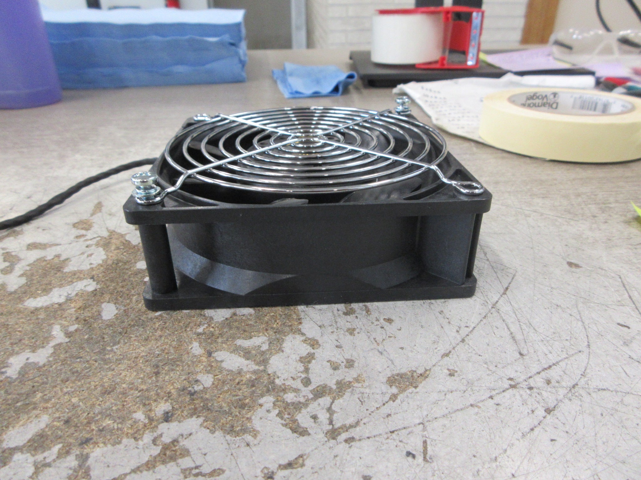 Sanyo Denki San Ace 120 Axial Fan 9G1224G1D01 24VDC 0.50A W/Grille Used