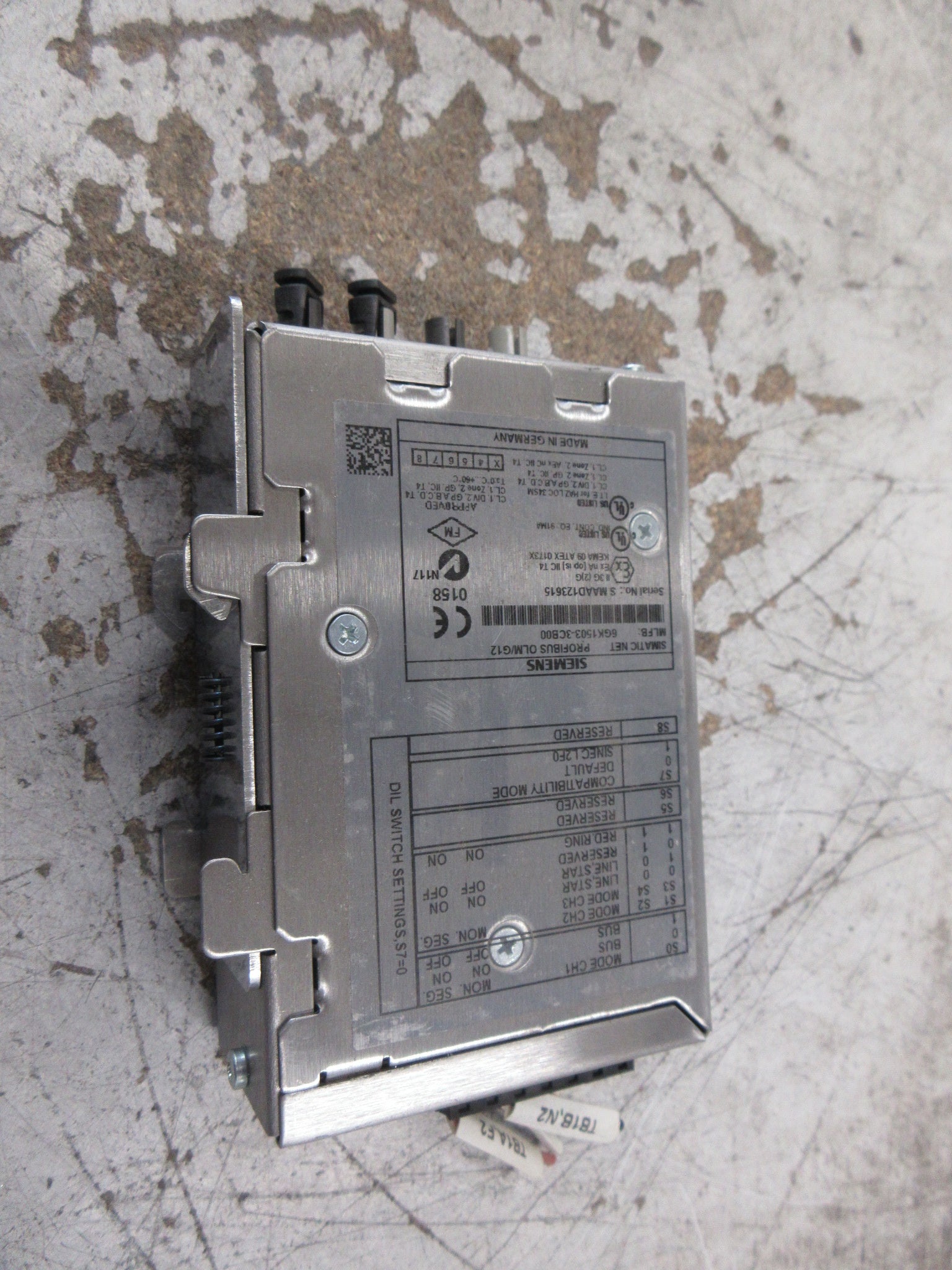 Siemens Simatic Net Profibus OLM/G12 Optical Link Module 6GK1503-3CB00 Used