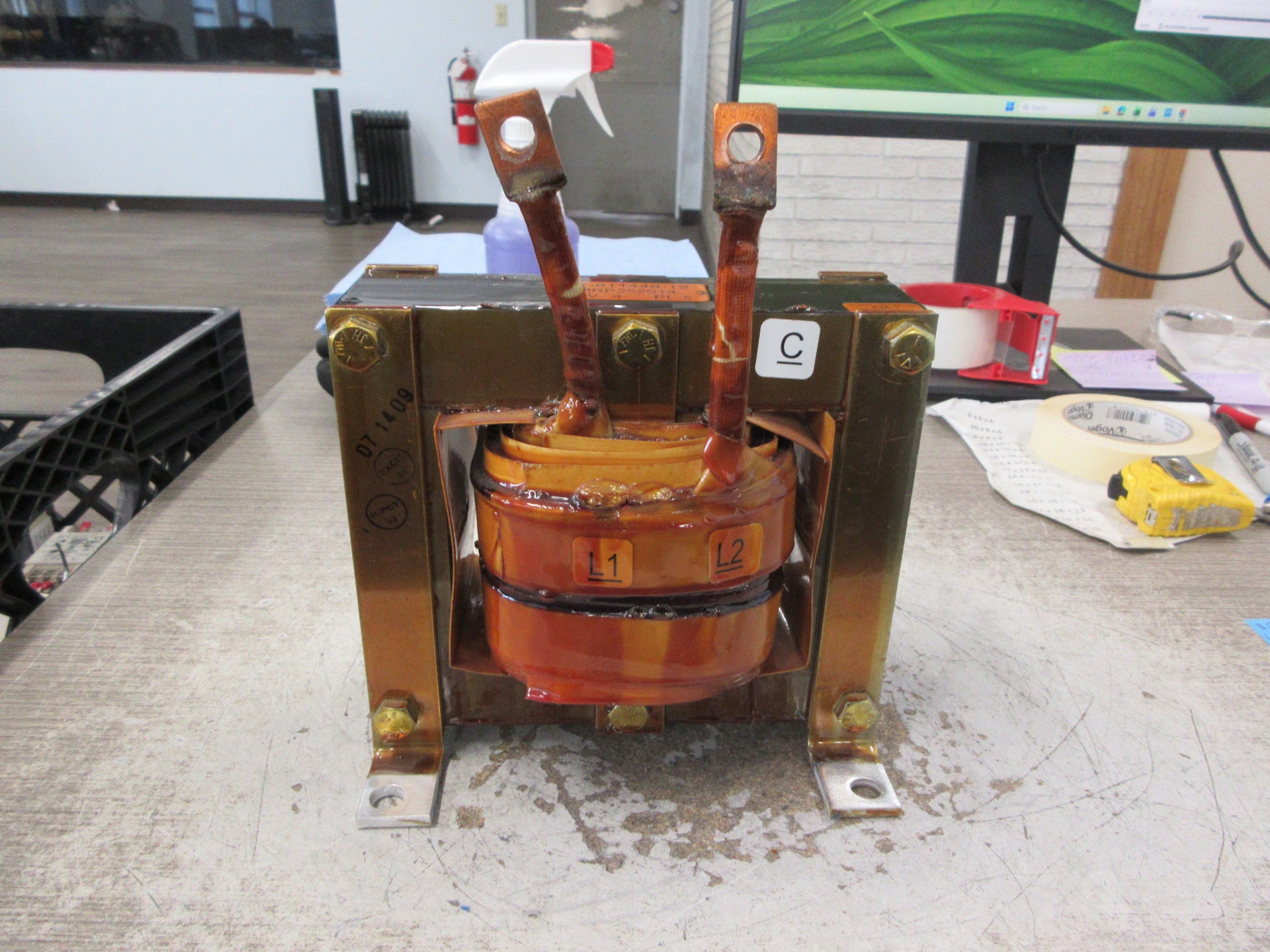 Liebert EM-1 Transformer 02-811448-12 Rev. 4 Used