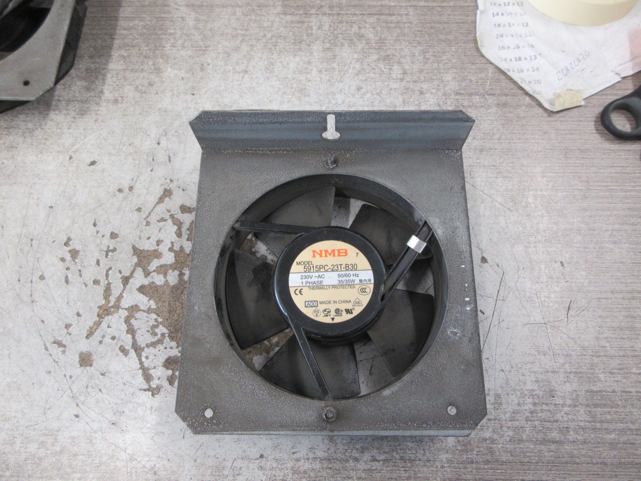 NMB Axial Fan 5915PC-23T-B30 230V 1Ph 50/60Hz 35W Used