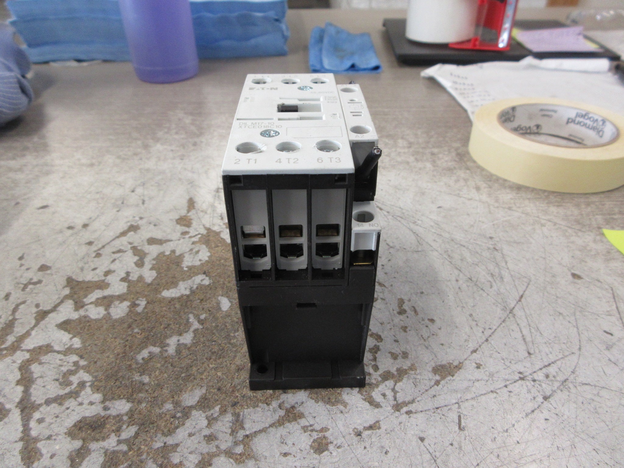 Eaton Contactor DIL M17-10 XTCE018C10 48-60VDC Coil 40A 600V Used