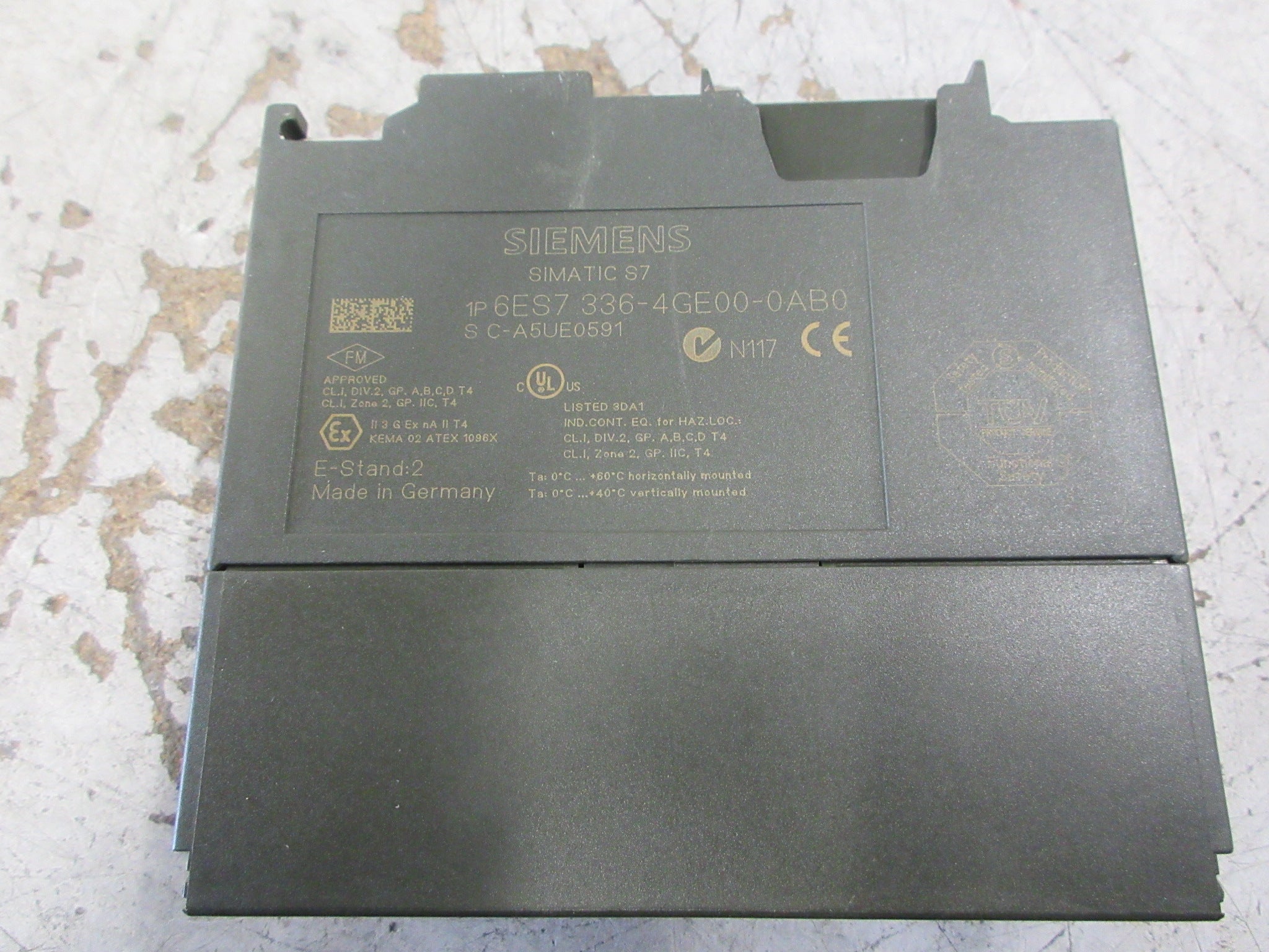 Siemens Simatic S7 FailSafe Analog Input Module 6ES7-336-4GE00-0AB0 Used