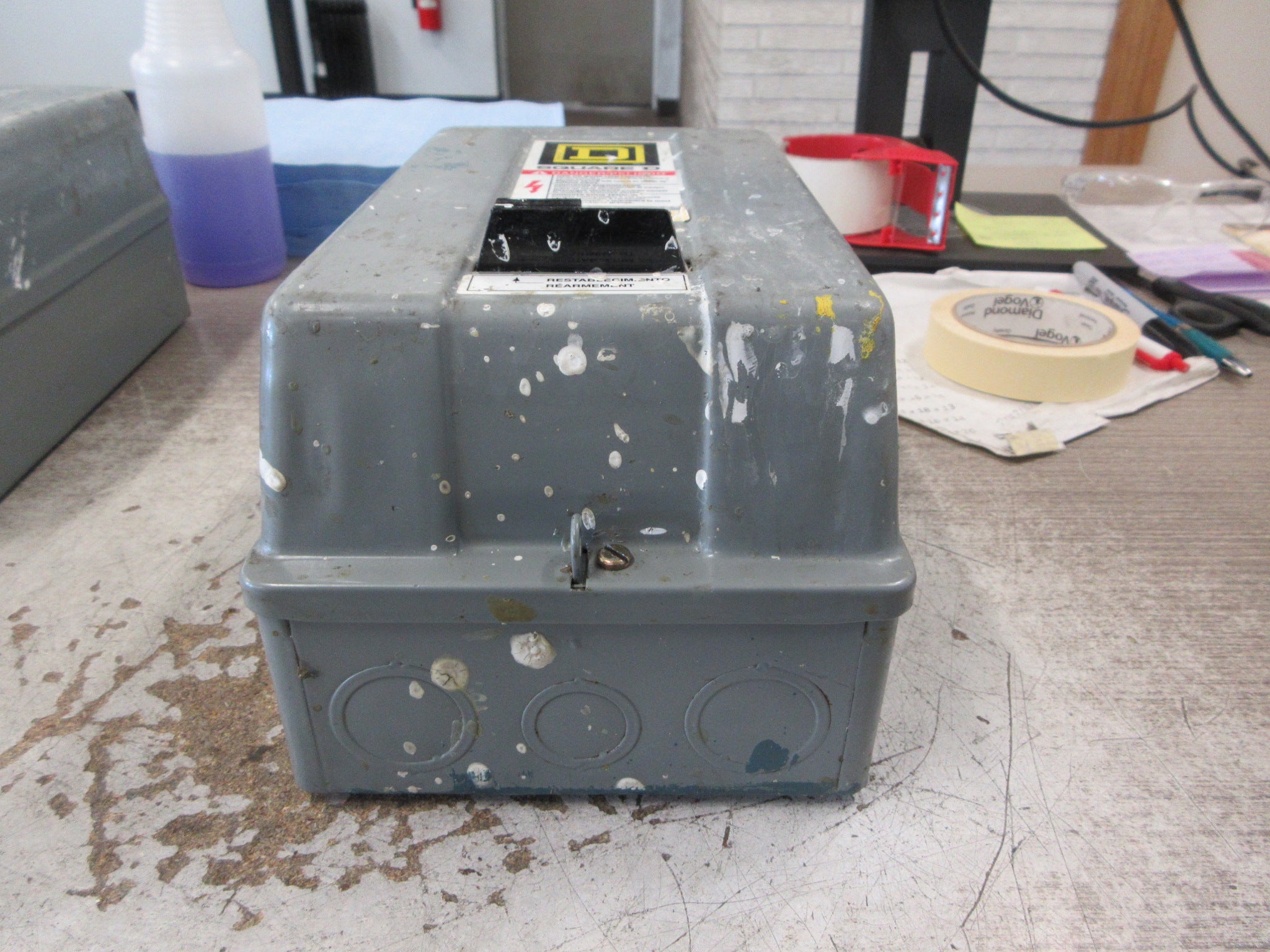 Square D Enclosed Size 00 Starter 8536SAG12S Ser. B 120V Coil Used