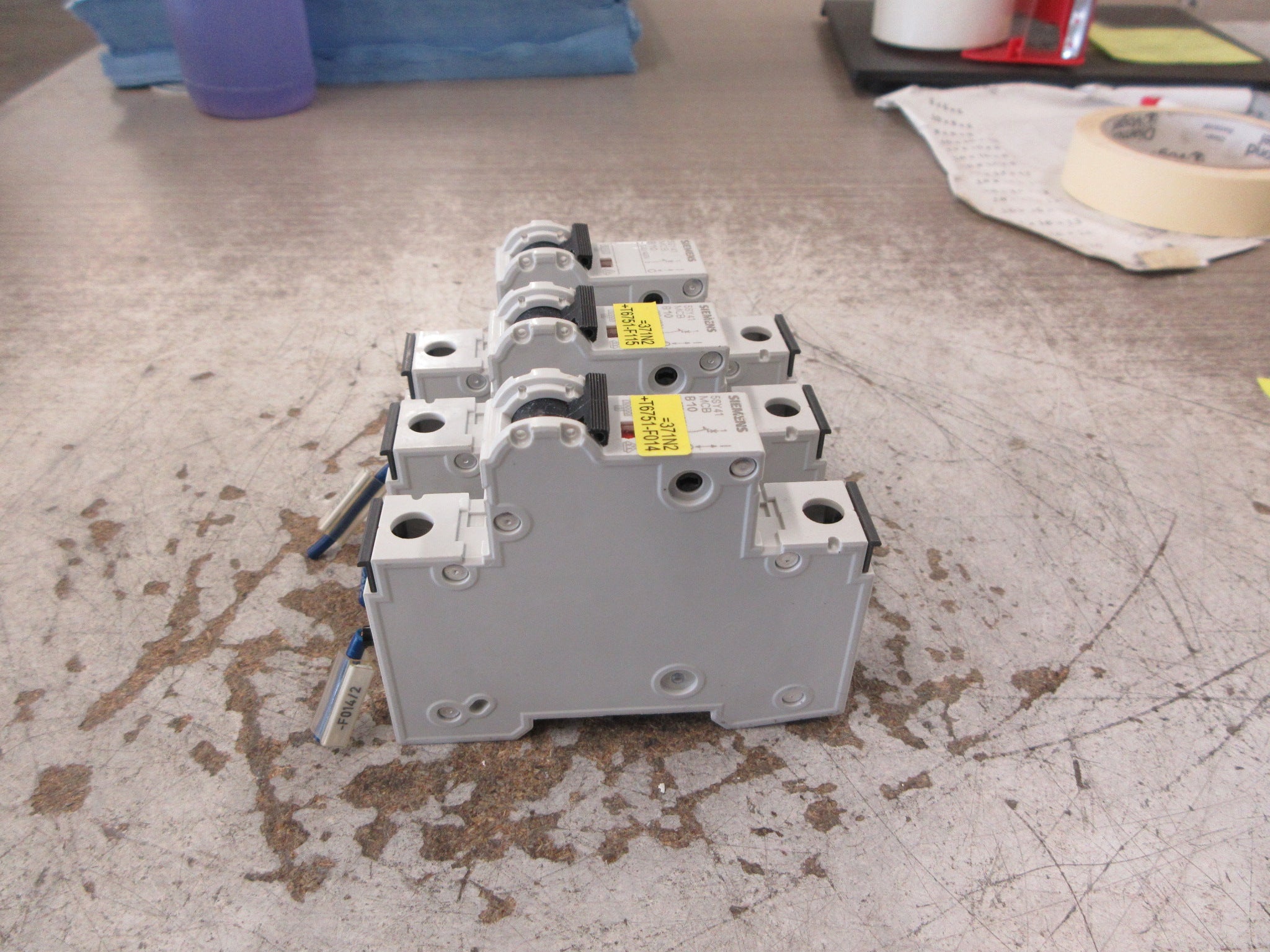 Siemens Circuit Breaker 5SY4110-6 10A 230/400V 1P *Lot of 3* Used