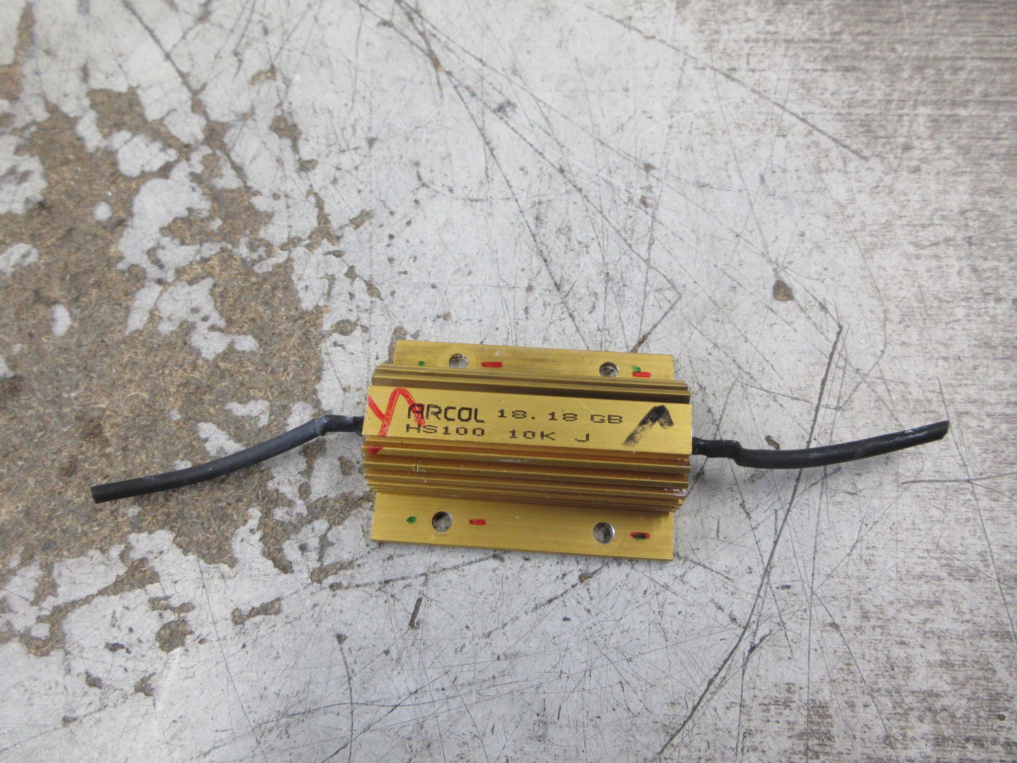 Arcol Resistor HS100 10K J 10k Ohms Used