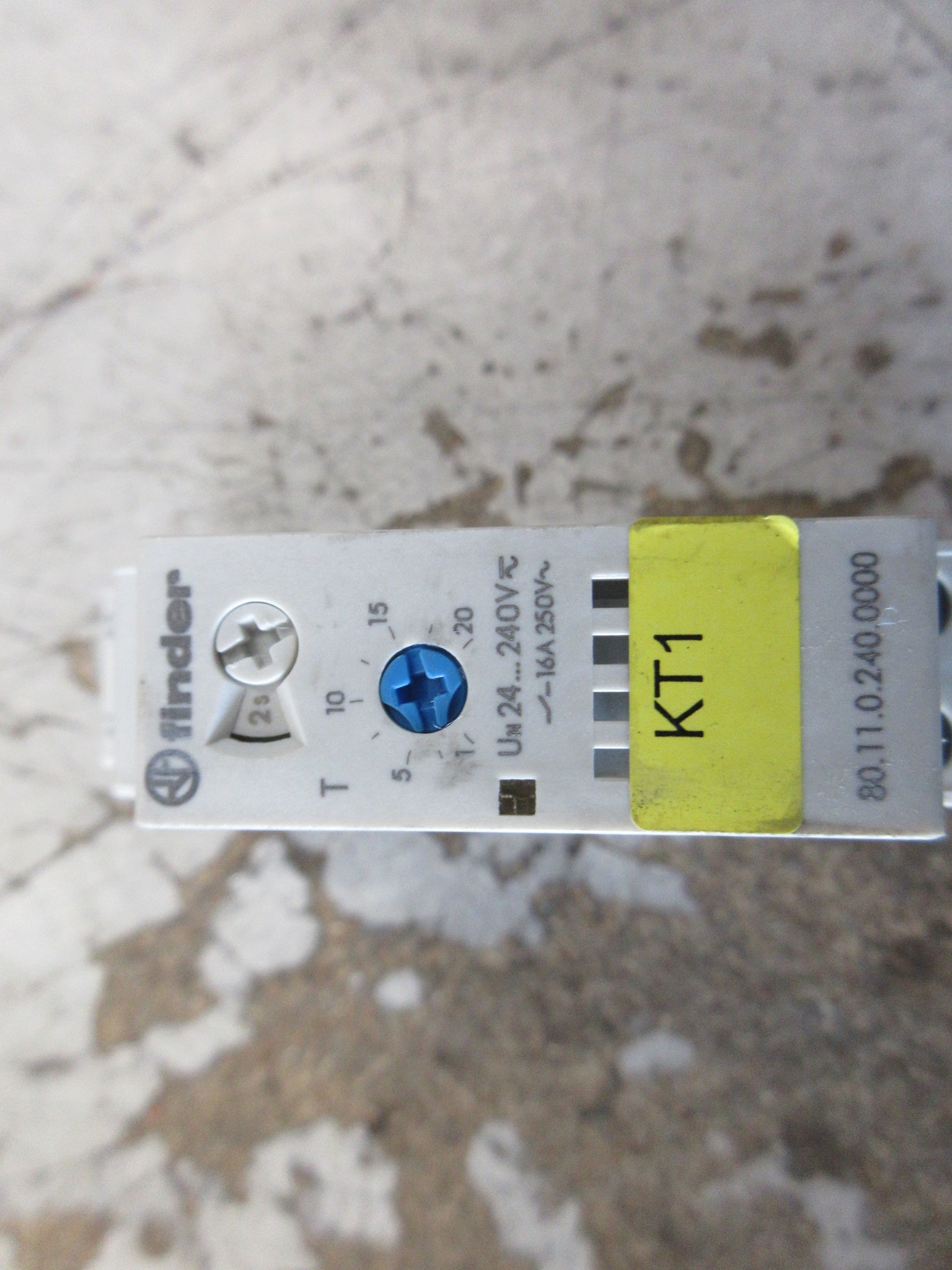 Finder Time Delay Relay 80.11.0.240.0000 24-240V Used