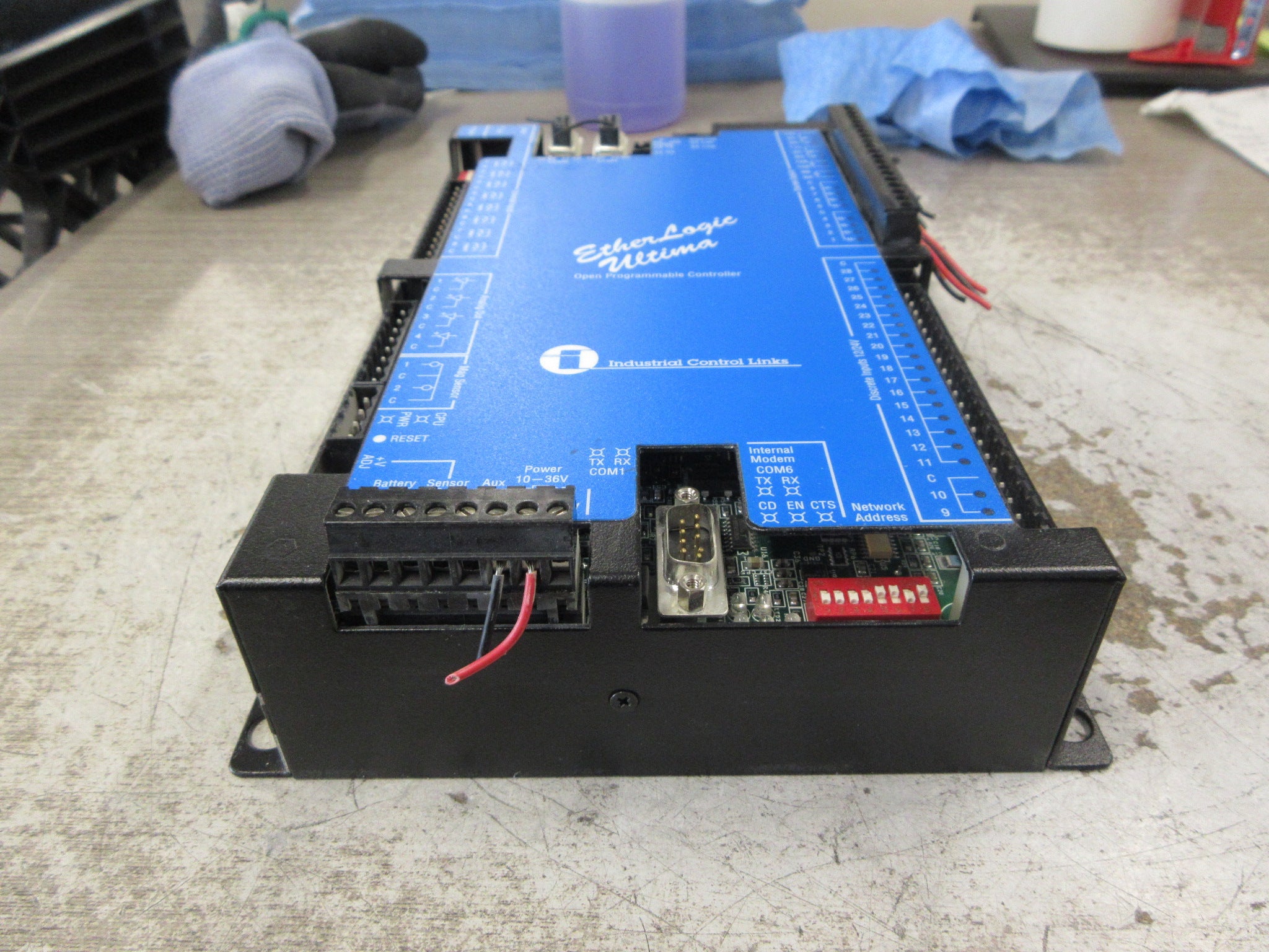 Industrial Control Links EtherLogic Ultima Open Programmable Controller Used