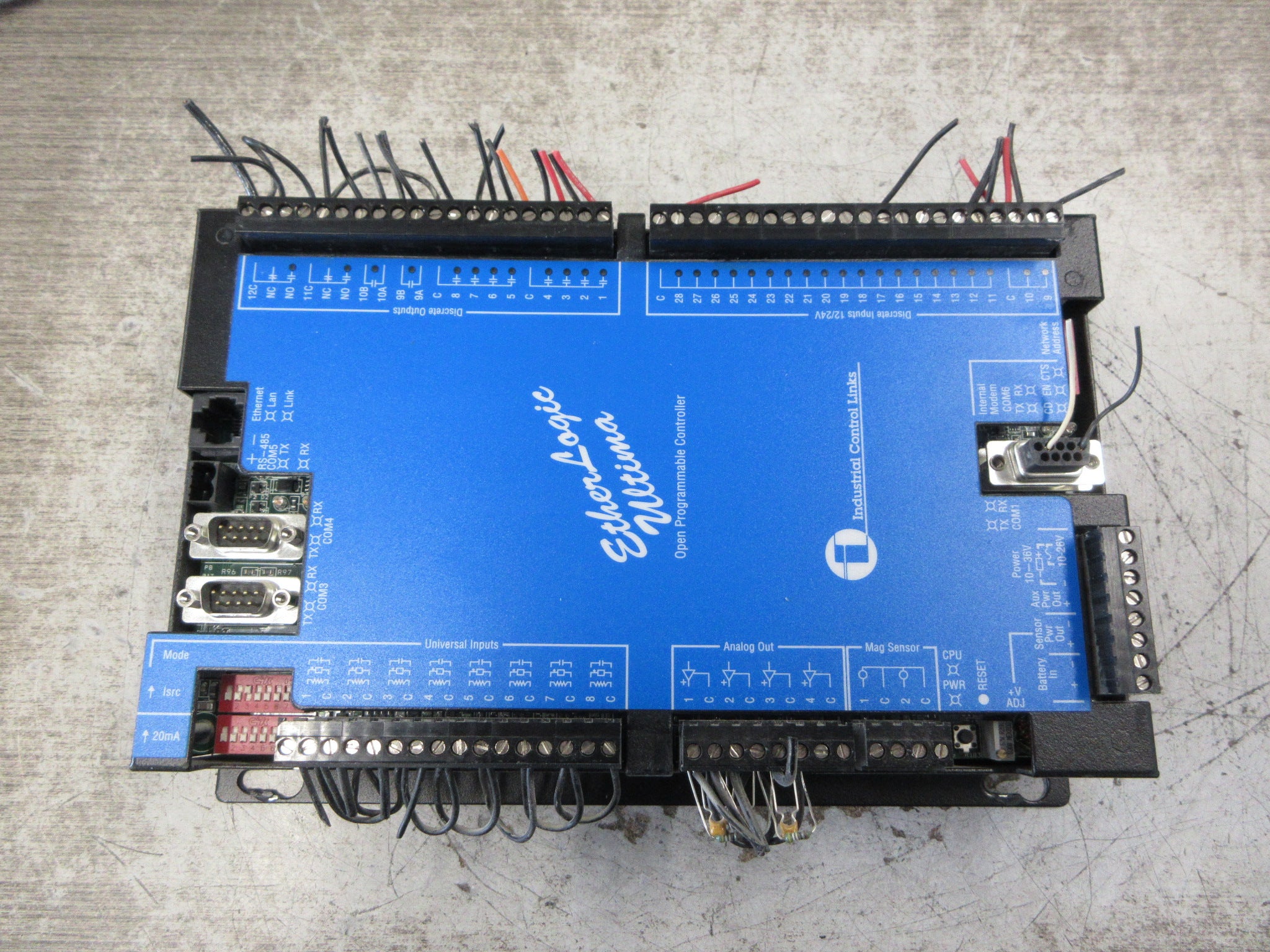 Industrial Control Links EtherLogic Ultima Open Programmable Controller Used