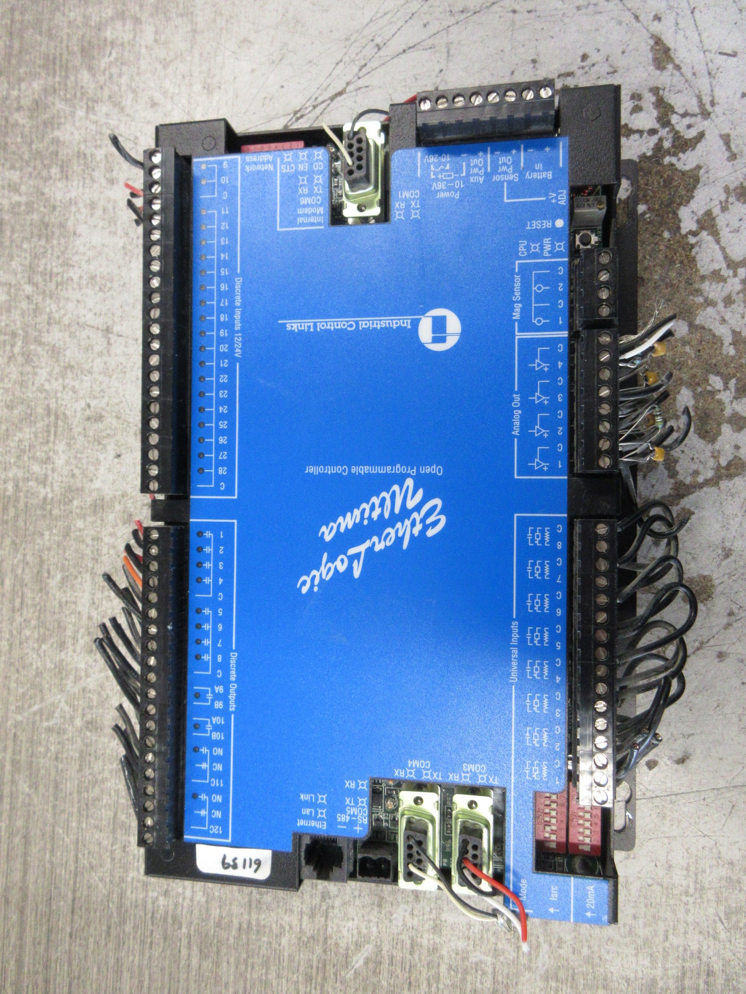 Industrial Control Links EtherLogic Ultima Open Programmable Controller Used