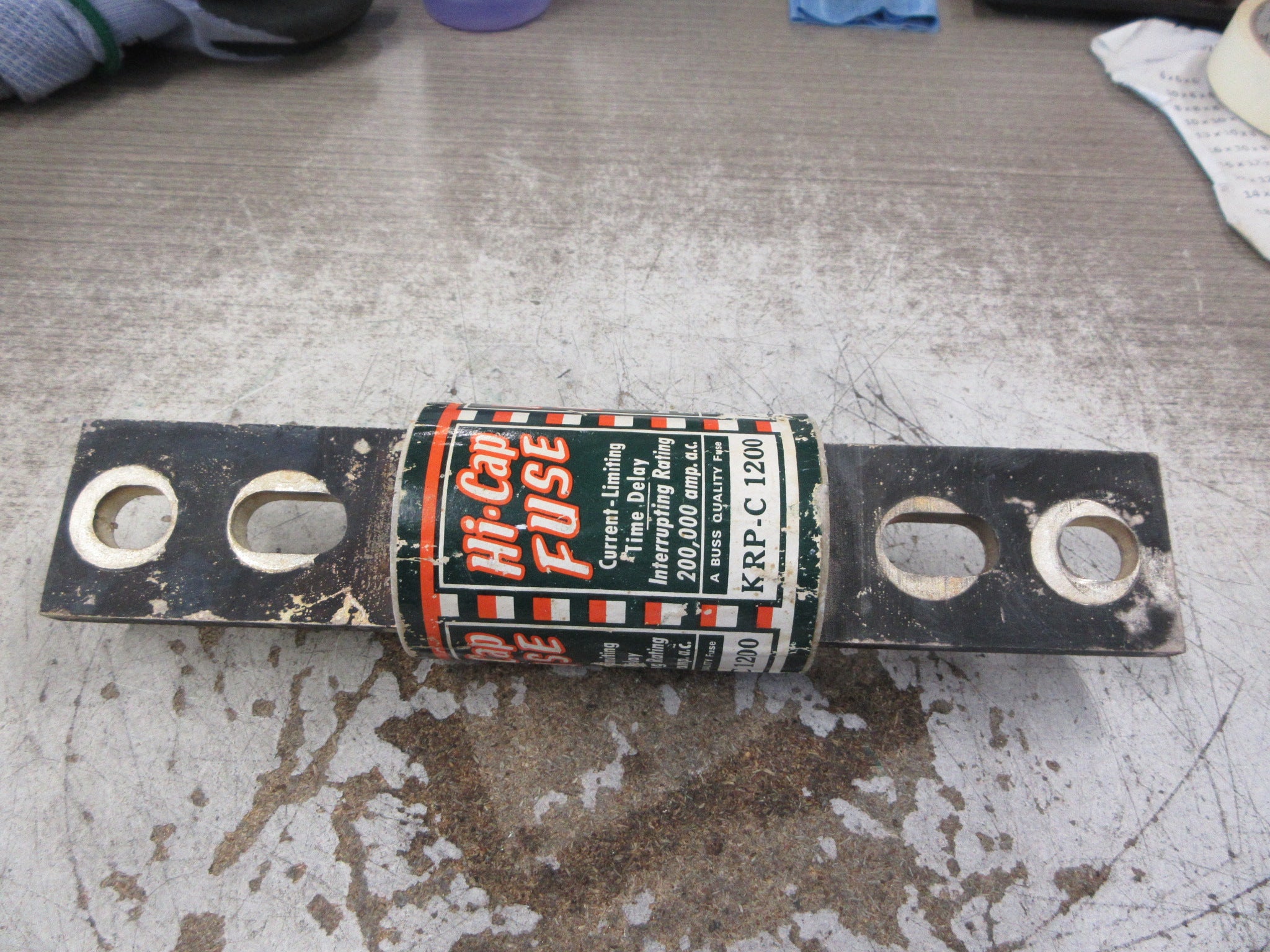 Bussmann Hi-Cap Fuse KRP-C 1200 600V 1200A Used