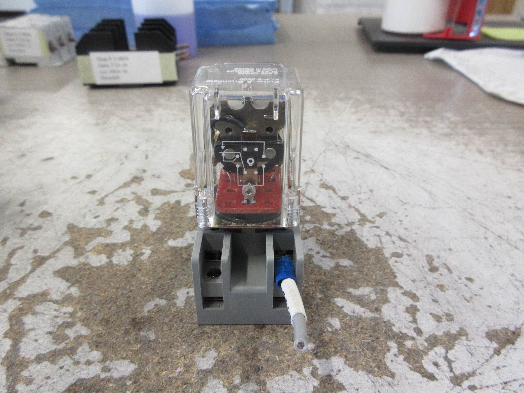 Potter & Brumfield Relay KCP-5-2500 W/Base Used