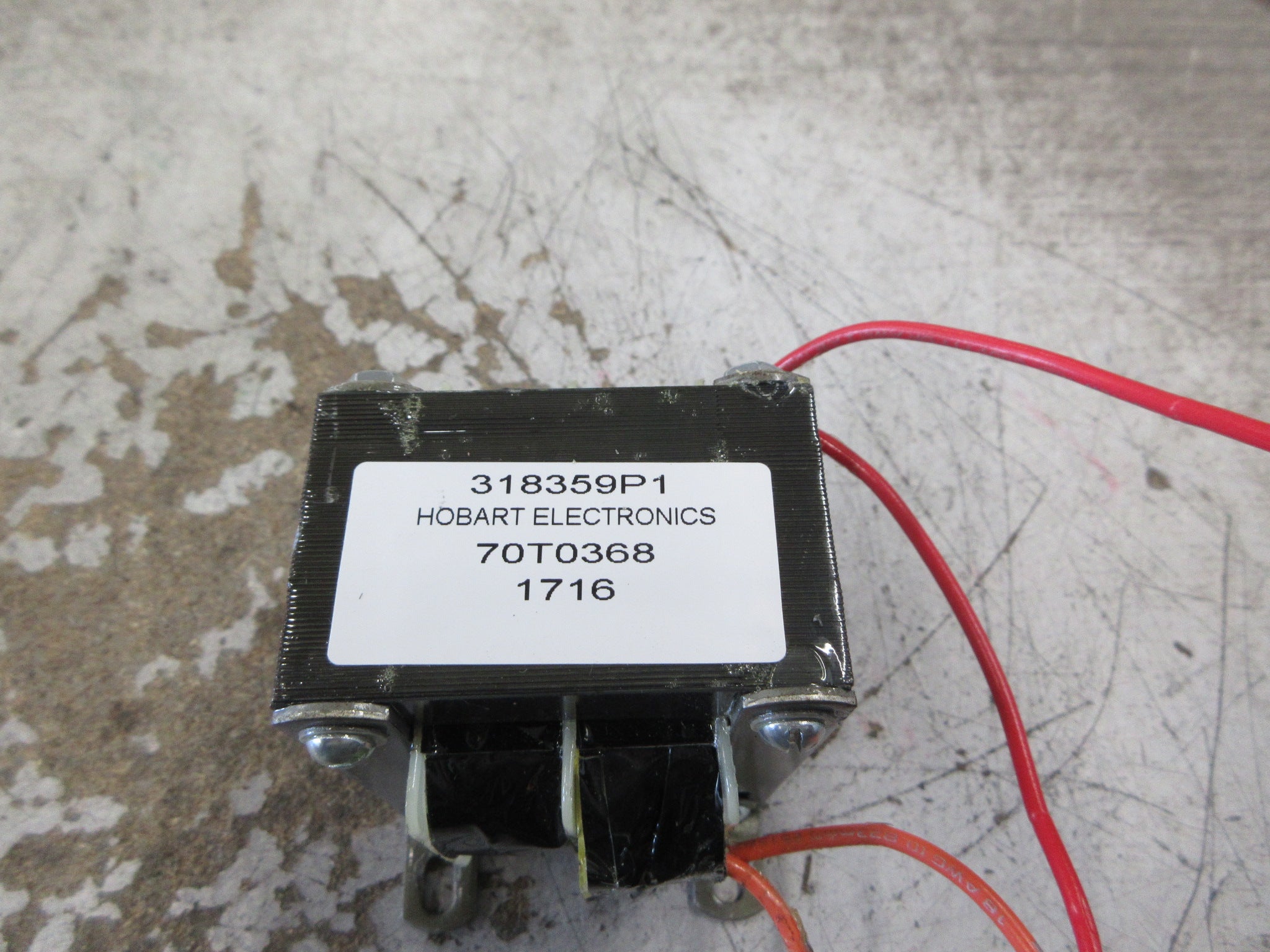 Hobart Transformer 318359P1 100VA Pri: 24V Sec: 22V 50/60Hz Used