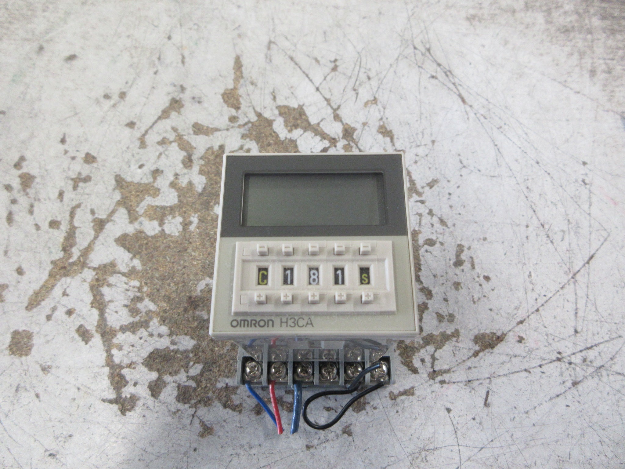 Omron Timer H3CA-A Range: 0.1s-9990h 24-240VAC 12-240VDC  W/ Base Used