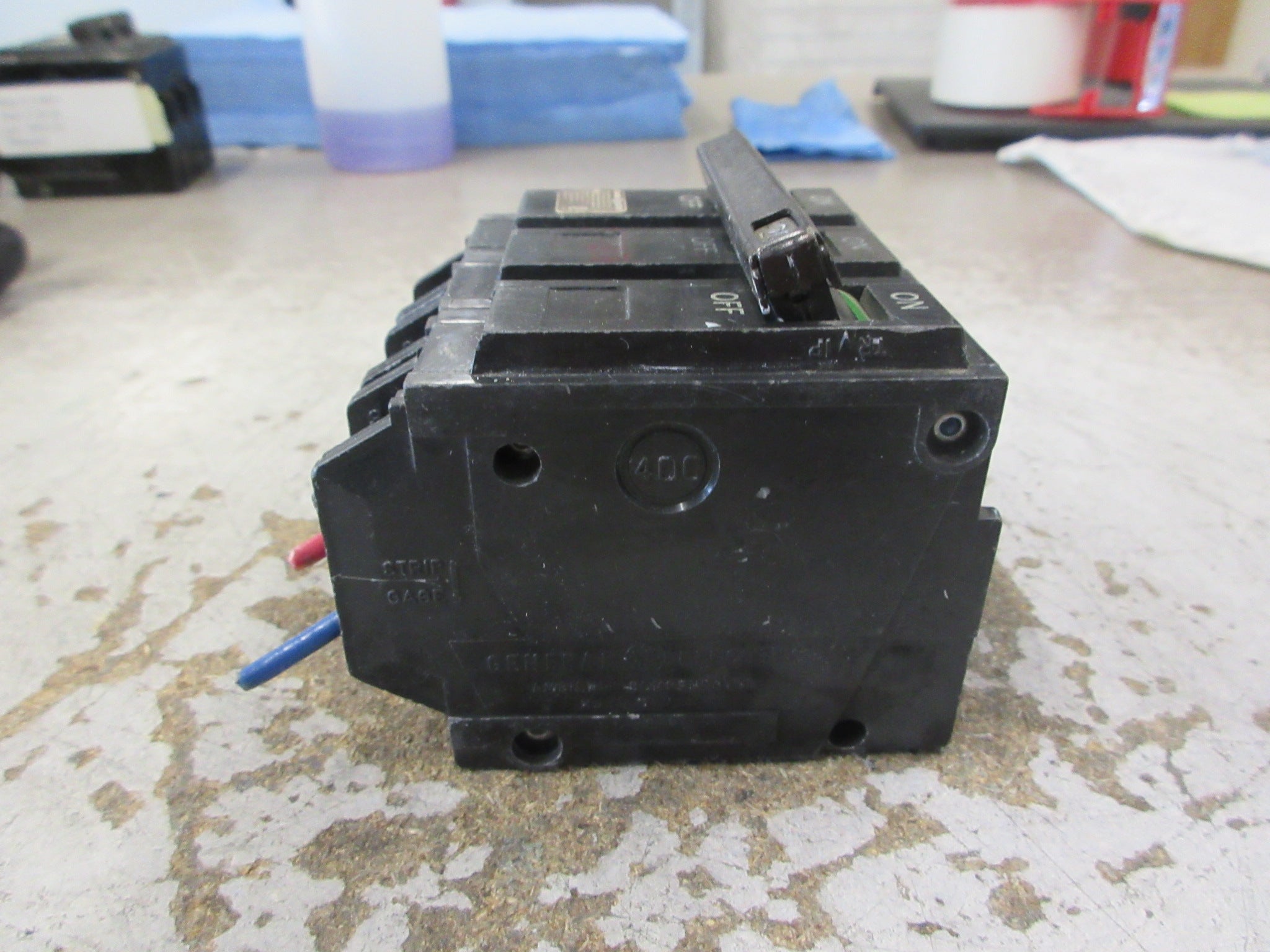 GE Clip-On Circuit Breaker THQL32020 20A 240V 3P Used