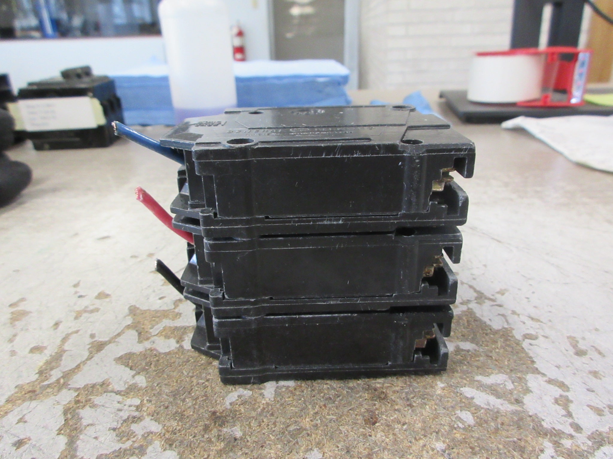 GE Clip-On Circuit Breaker THQL32020 20A 240V 3P Used
