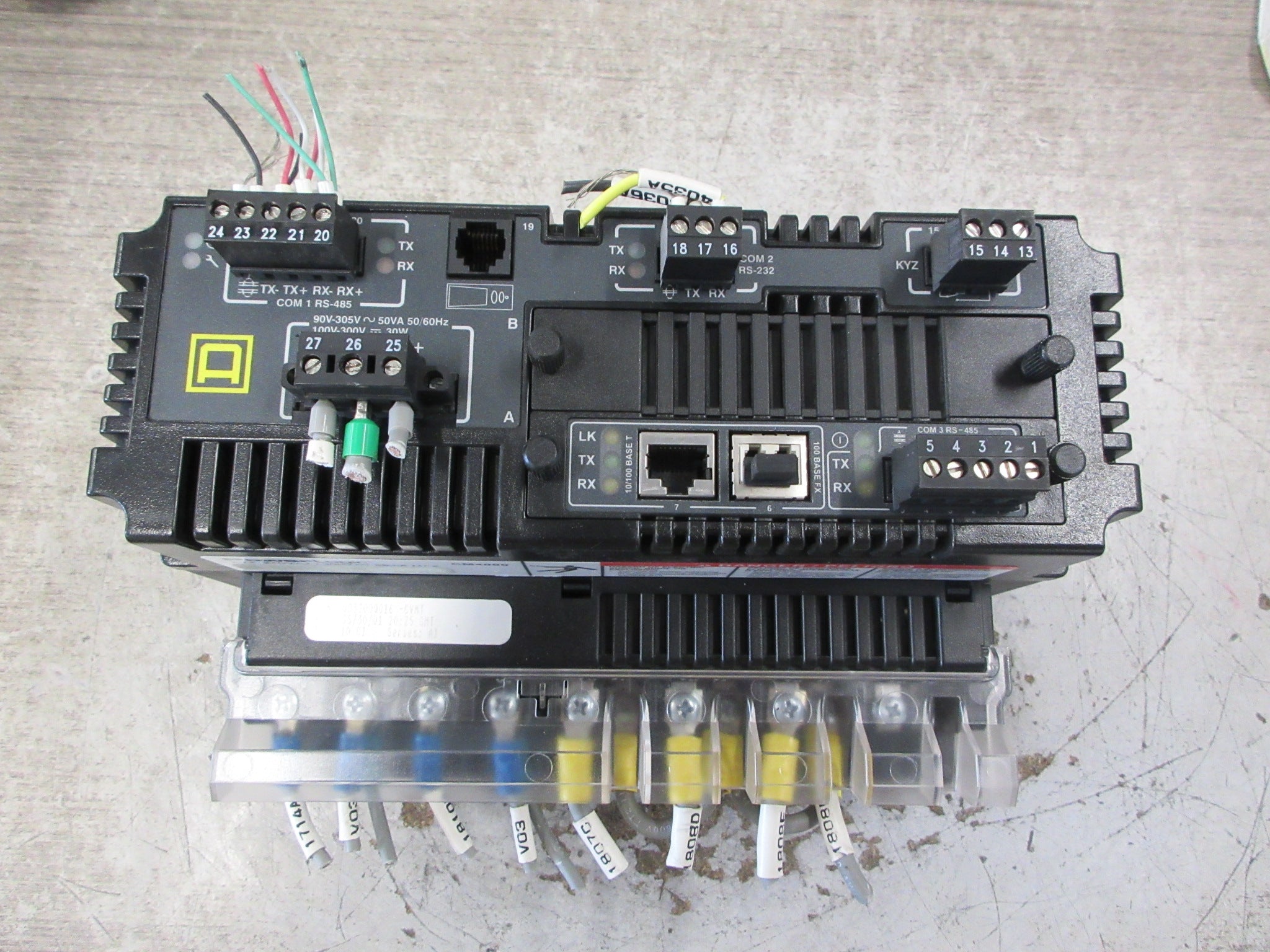 Square D PowerLogic Circuit Monitor CM4000 Ser. E1 240VAC 300VDC Used