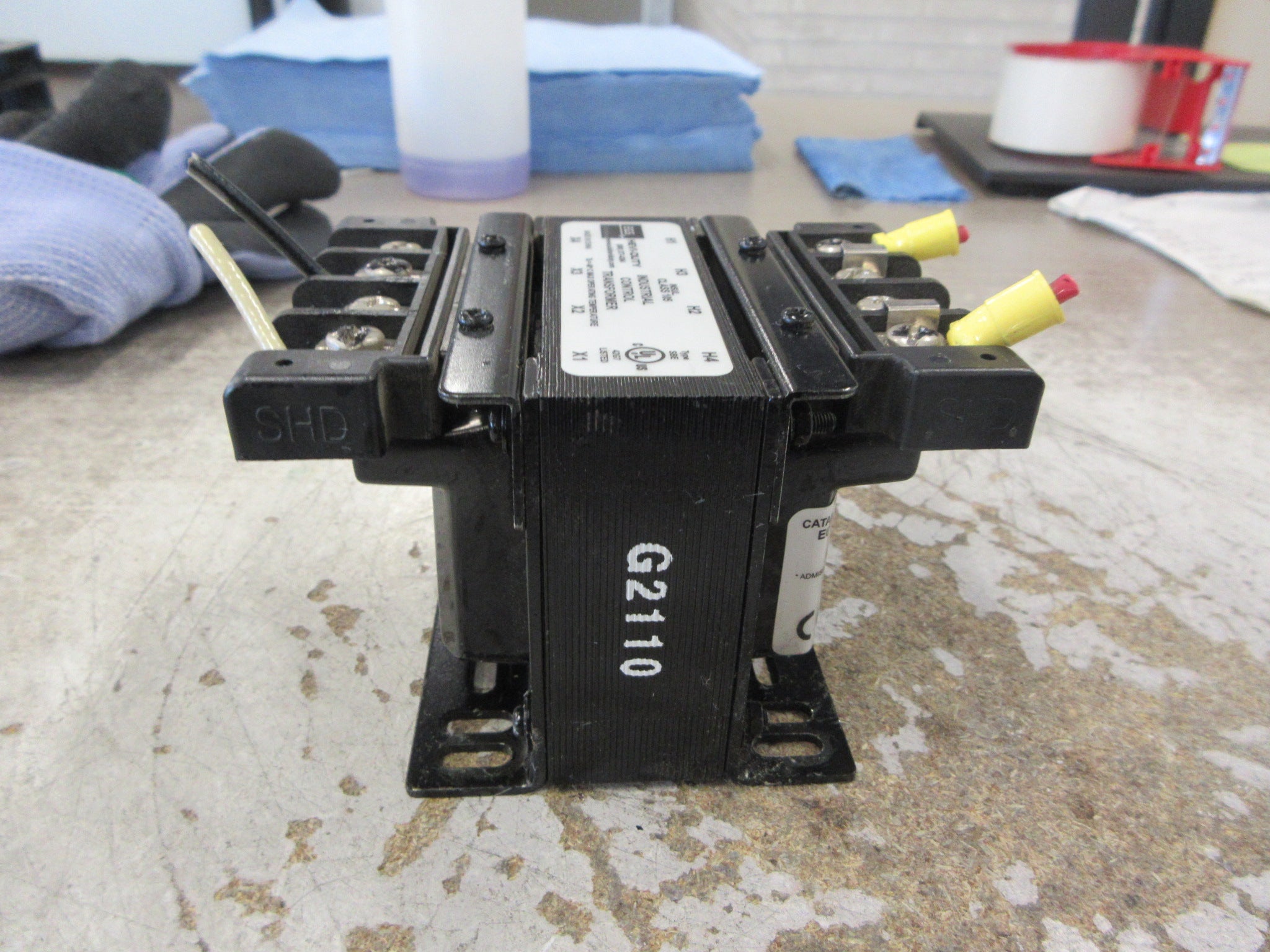 Hevi-Duty Control Transformer E050TF 50VA Pri: 200-277/380-600V Used