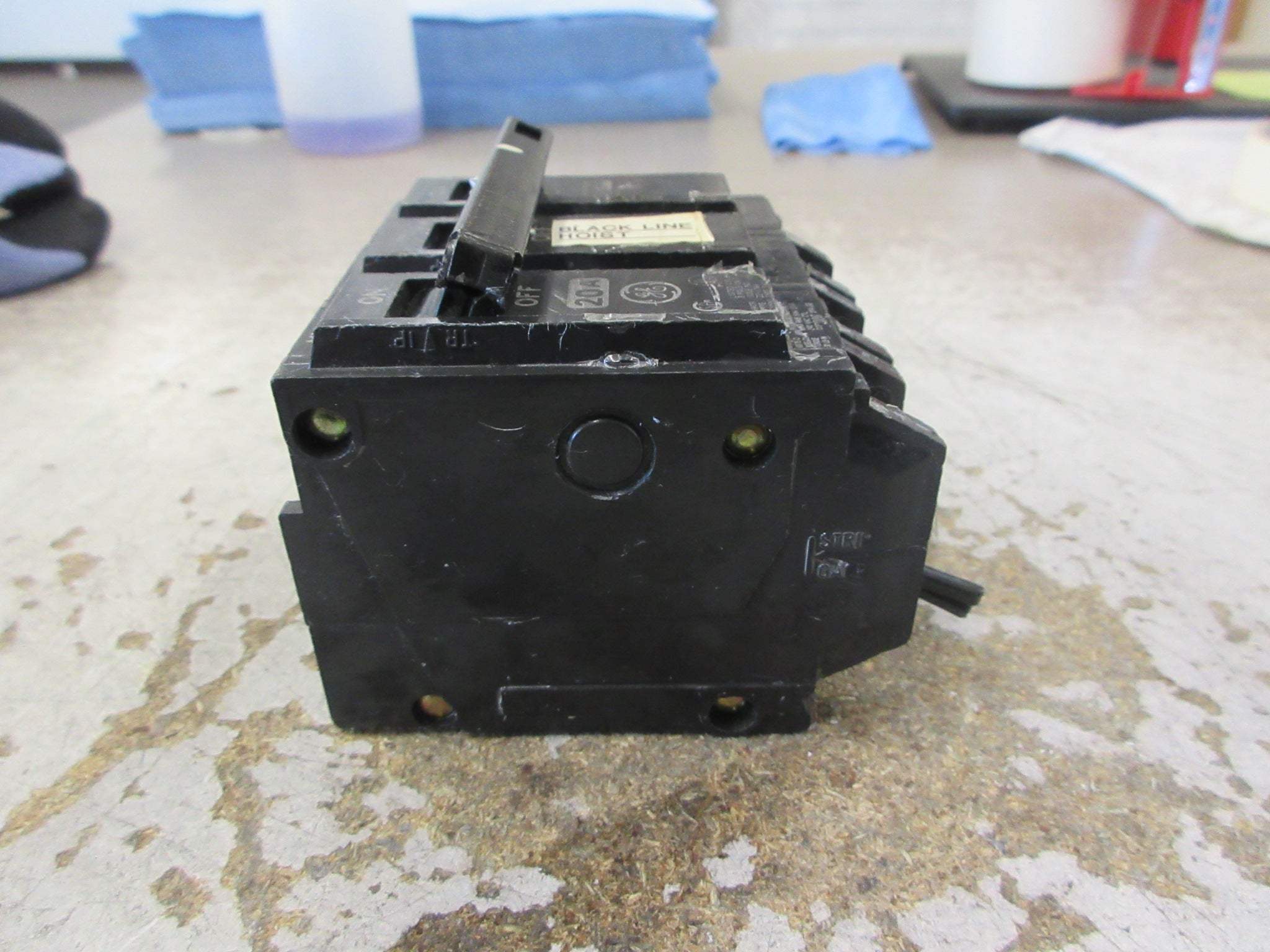 GE Clip-On Circuit Breaker THQL32020 20A 240V 3P Used