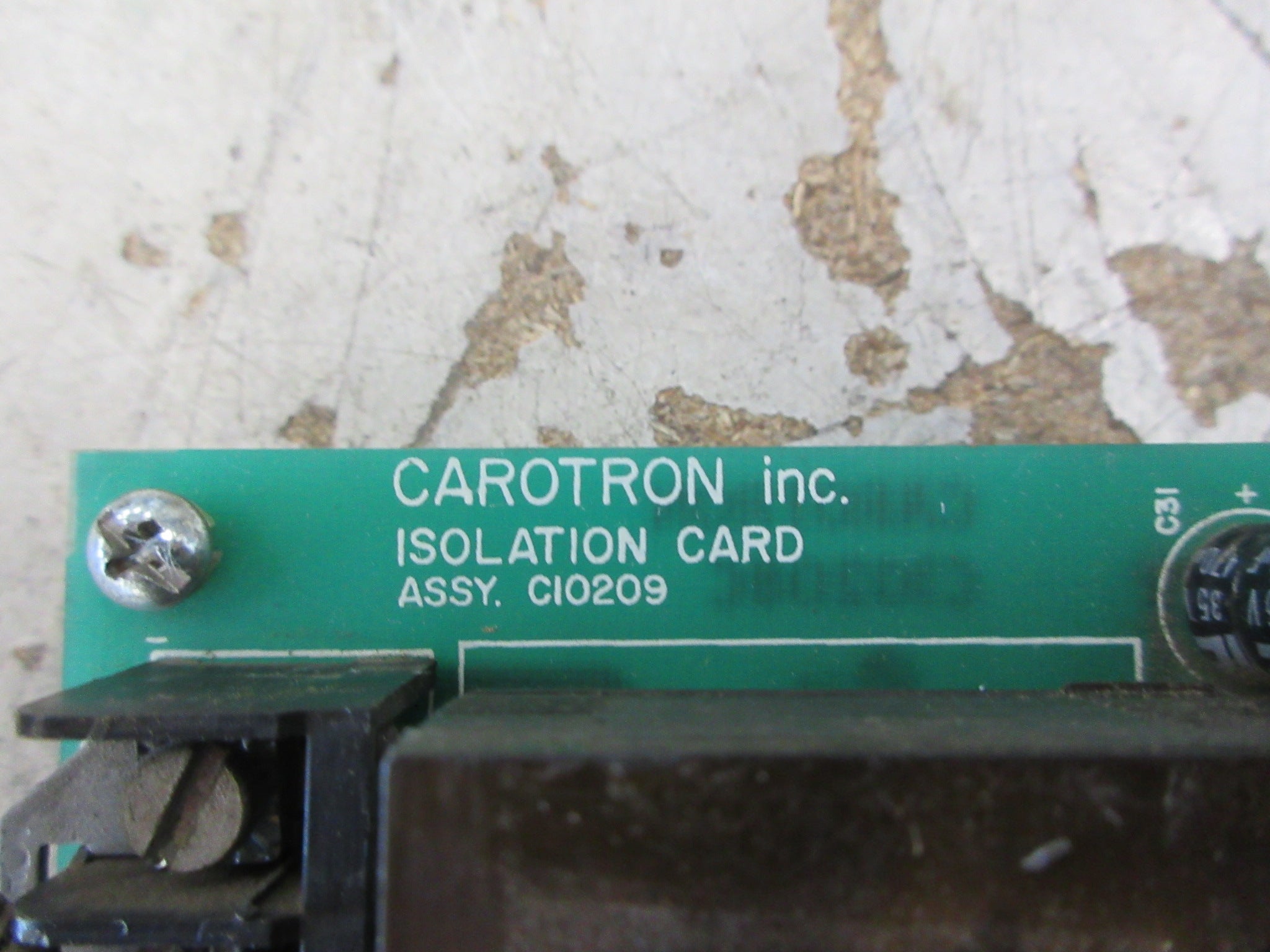 Carotron Isolation Card C10209 Used