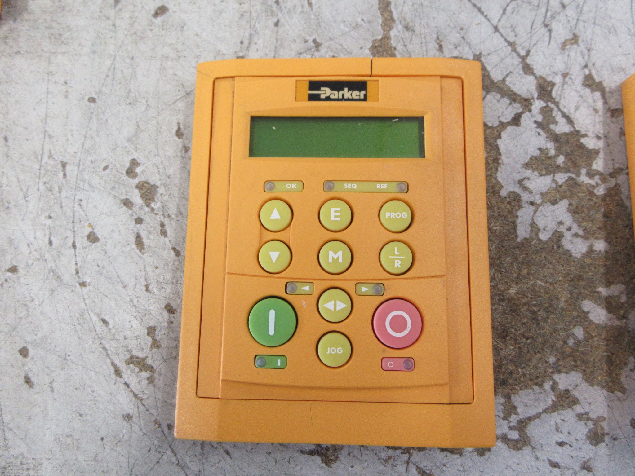 Parker Keypad 6901/00/G BS: 006 FW: 11V1 W/External Mount *Cracked Mount* Used