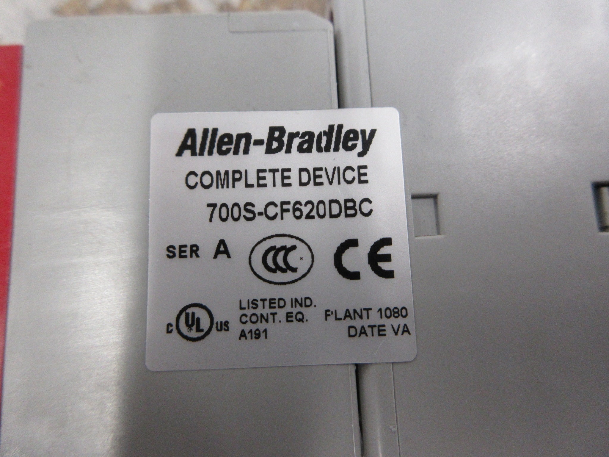 Allen-Bradley Guardmaster Safety Relay 700S-CF620DBC Ser. A 120V Coil 25A Used