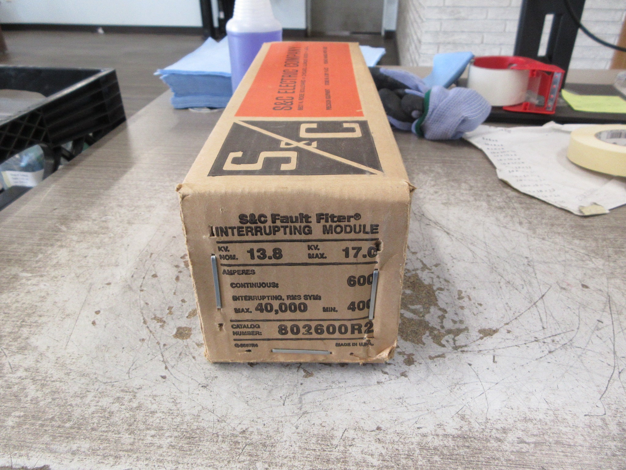 S&C Fault Filter Interrupting Module 802600R2 600A 13.8KV New Surplus