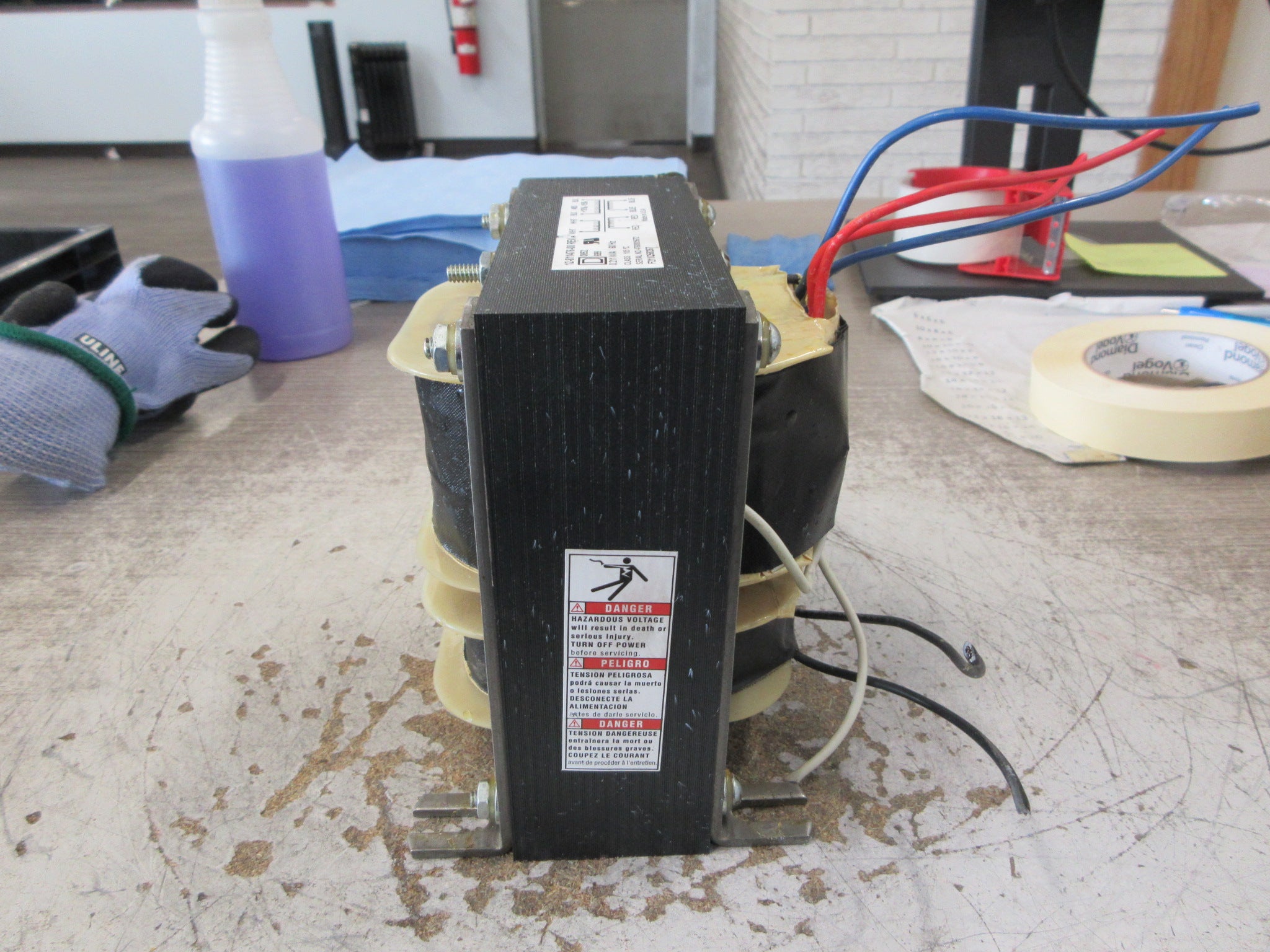 Square D Control Transformer F211Q58267 0.211 KVA 480V 60Hz Used